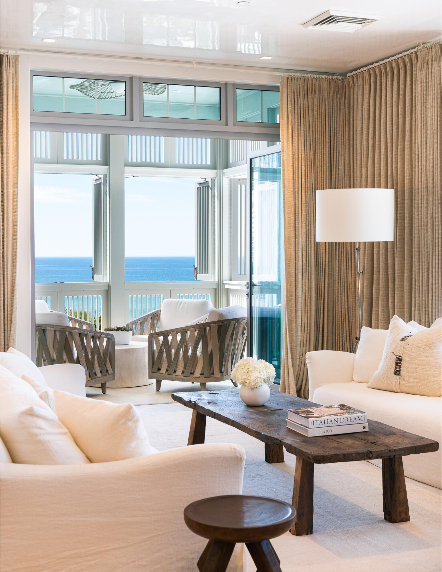 Top floor residence in Alys Beach's only gulf front condominium buildings, The Selene and Easterly. Easterly 402 enjoys unobstructed expansive views of the beach and the emerald waters that this coastline is famous for. Primely located adjacent to the Beach Club Plaza and Owner Exclusive Beach Club, this is a rare opportunity to call this premium residence yours. 

Designed by Scott Merrill, this 3 bedroom plus bunk room residence opens to generous covered porches and balconies to take in the sea breezes and sounds of the lapping waves. Upgraded finishes and plaster are found throughout and these touches combined with the professional interiors by SummerStory Design delivers a level of refinement that owners and buyers have come to love about Alys Beach. A first floor parking garage