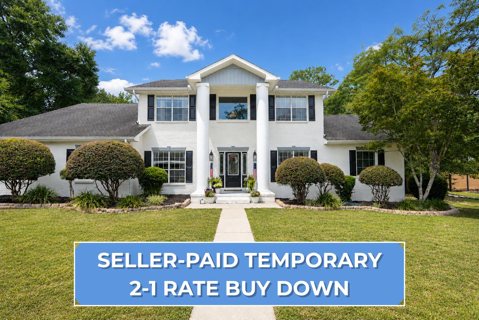 *SELLER PAID 2-1 RATE BUYDOWN%* Welcome to this beautifully updated Colonial-style home situated on a picturesque one-acre lot in the Ashley Place community of North Crestview. Offering 3,692 square feet of thoughtfully designed living space, this five-bedroom, three-and-a-half-bath residence blends classic architecture with modern updates.
From the moment you arrive, the stately brick exterior, grand columns, & circular driveway create a striking first impression. Inside, spacious living areas are designed for both everyday living & entertaining. Two separate living rooms, each featuring a built-in electric fireplace, provide flexible spaces for relaxing, hosting guests, or creating a media room, home office, or hobby space.
The functional kitchen flows seamlessly into the surrounding living & dining areas, creating an inviting setting for everyday meals & special occasions. Throughout the home, custom trim work, raised-panel wainscoting, & updated finishes showcase quality craftsmanship & timeless character.
The spacious primary suite offers a peaceful retreat, while four additional bedrooms provide flexibility for guests, a home office, or additional living space. Recently updated bathrooms & a refreshed laundry room add style & convenience.
Step outside to enjoy the beautifully enhanced outdoor living area. A brand-new Trex deck & custom paver patio overlook the expansive backyard, offering plenty of space for outdoor dining, entertaining or simply enjoying the view.