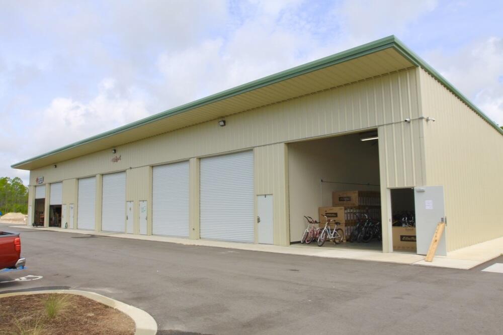 Available for lease- 3600 sf of warehouse space in Santa Rosa Beach FL. This unit is located in the Blue Mountain Beach Industrial Park and will be available for occupancy September of 2026. The building has 16ft eave heights, 12'x 14' overhead doors and parking