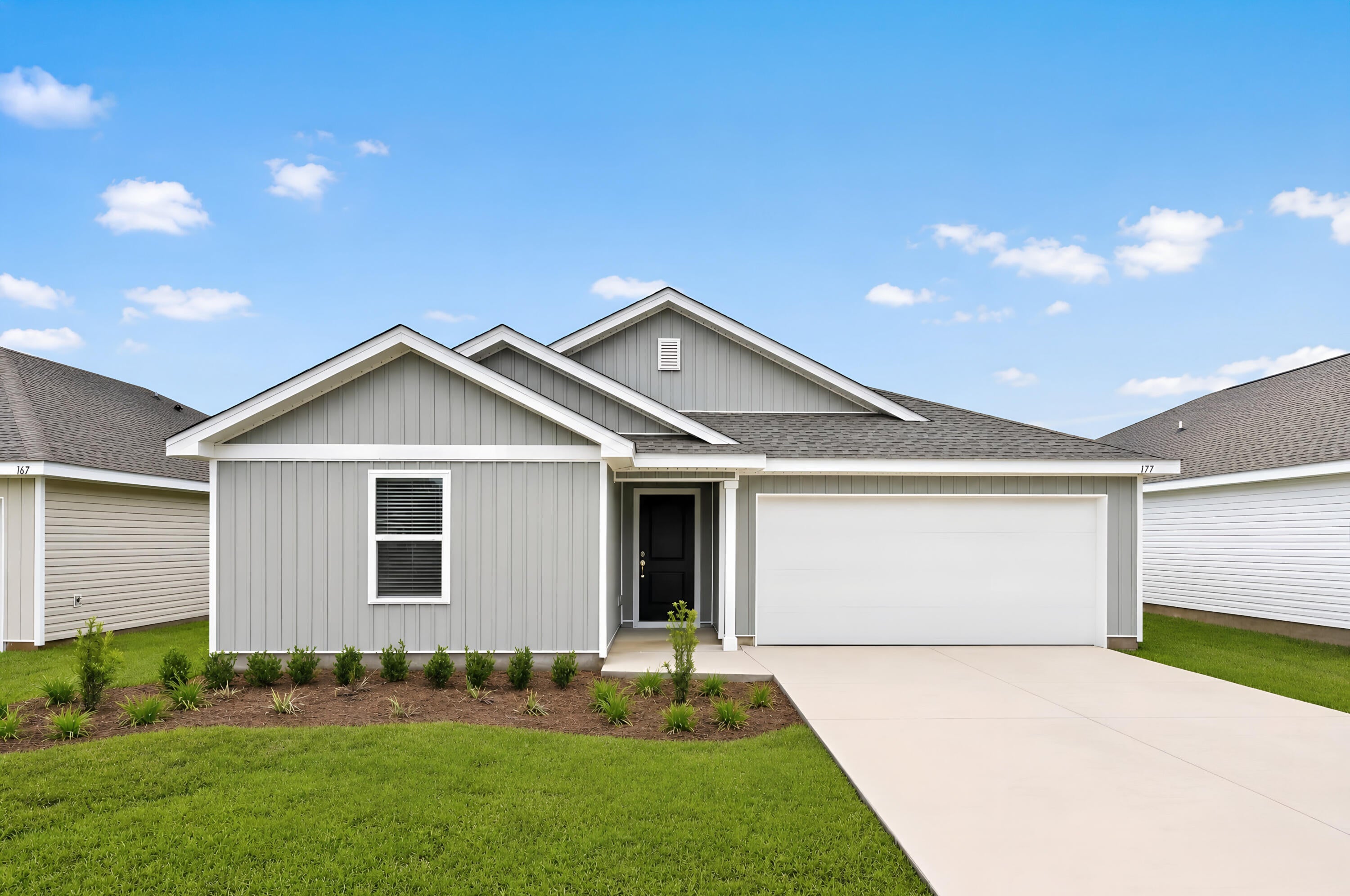 Welcome to the Mays floor plan at Bay Springs in DeFuniak Springs, FL! This new single-story home offers a smart, low-maintenance layout with Lennar's Everything's Included® features.

Two secondary bedrooms sit at the front, surrounding a full bath--ideal for family, guests, or a home office. Beyond, an open-concept kitchen, dining, and family room flow together, with the kitchen featuring quartz countertops, stainless steel appliances, and 42' cabinets. Tucked privately at the rear, the owner's suite offers a relaxing retreat with an en-suite bath and generous walk-in closet.

Bay Springs is a master-planned community with lake-inspired charm just minutes from I-10, near Lake DeFuniak's historic Chipley Park and Ponce de Leon Springs State Park, with Emerald Coast beaches a short drive away. Zoned for Walton County Schools.

Schedule your tour of the Mays today!