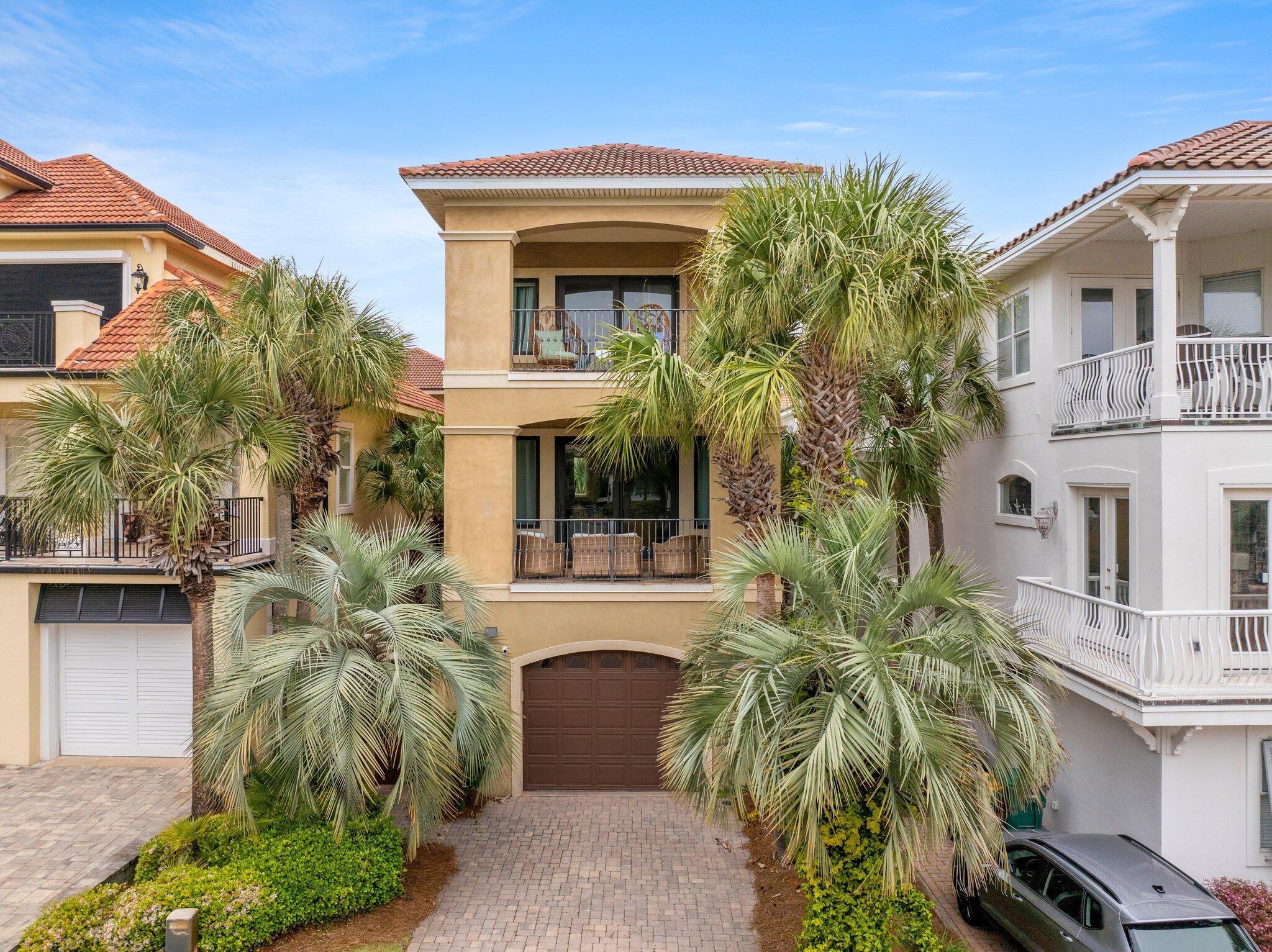 Welcome to this Professional Designed Short term rental doing well over $150k in gross revenue in Destiny by the Sea! 

This 4BR/5BA coastal retreat is just steps from private beach access and directly across from the community pool. With two master suites featuring spa-style baths, a gourmet kitchen, private office, and multiple balconies with Gulf views, it's ideal for families or professionals. All bedrooms include private en-suite baths, plus there's a sleeper sofa and extra full bath on the main level. The open-concept layout is perfect for entertaining, and the location offers walkable access to fine dining, golf, shopping, and top-rated schools. Includes a 1-car garage and driveway parking. Experience the best of Destin in this exceptional beachside home!