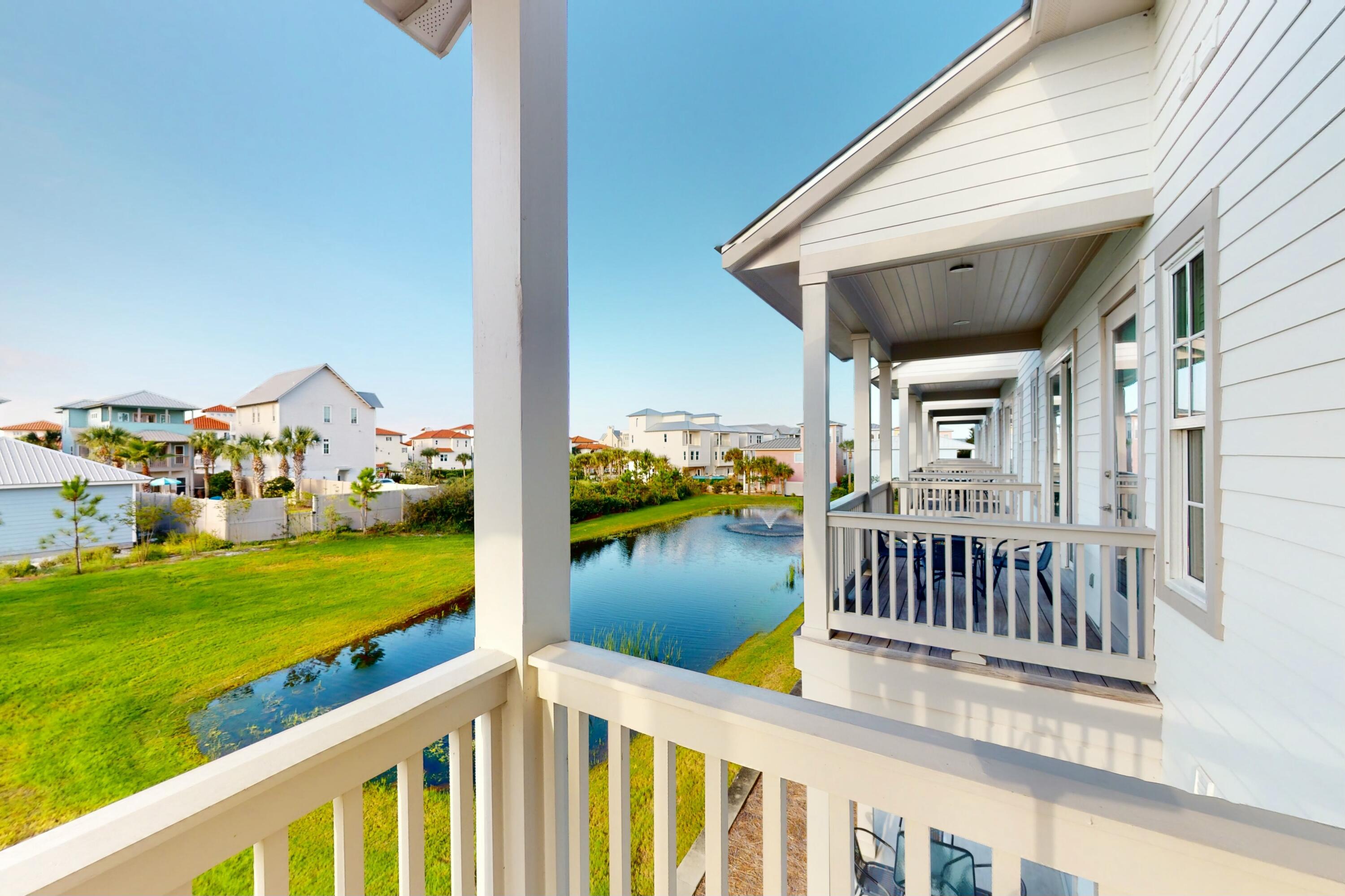 Property is under contract with 72hr Kick Out Clause in place. 

Experience refined coastal living in this top-floor end unit at Azure of 30A. With a spacious layout, tall ceilings, and extra windows, this residence is filled with natural light. Thoughtfully designed with high-end finishes, solid shaker doors and cabinetry, quartz countertops, and custom bunk beds, it offers both style and comfort. The private balcony provides an ideal setting to unwind, with elevated views and refreshing coastal breezes. This quiet, exclusive community features a heated resort-style pool and spa and is just steps from two convenient beach accesses. With close proximity to local activities and the beach, this 19-residence development is an excellent choice for a second home or vacation rental.