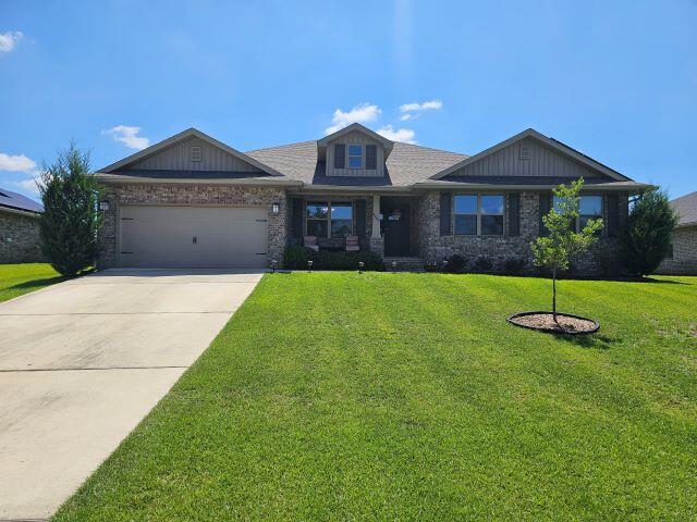 AVAILABLE 10/08/2026-  Gorgeous 4 bedroom 2.5 bath home, nestled on large lot, in desirable Willow Creek Plantation. This all brick beauty features solar panels, an open floor plan, fresh paint, vaulted ceilings and split floorplan. Massive kitchen sports an island, stainless appliances, built in microwave and tons of cabinets and counters. Breakfast area along with a dining area which could be used for an office, study or sitting area. Spacious master bedroom with trey ceiling and master bath provides double vanity, soaking tub and separate stand up shower. Enjoy gatherings under a covered patio overlooking a spacious fenced in yard. Lawn mowing, edging and blowing included in monthly rent. Tenant responsible for