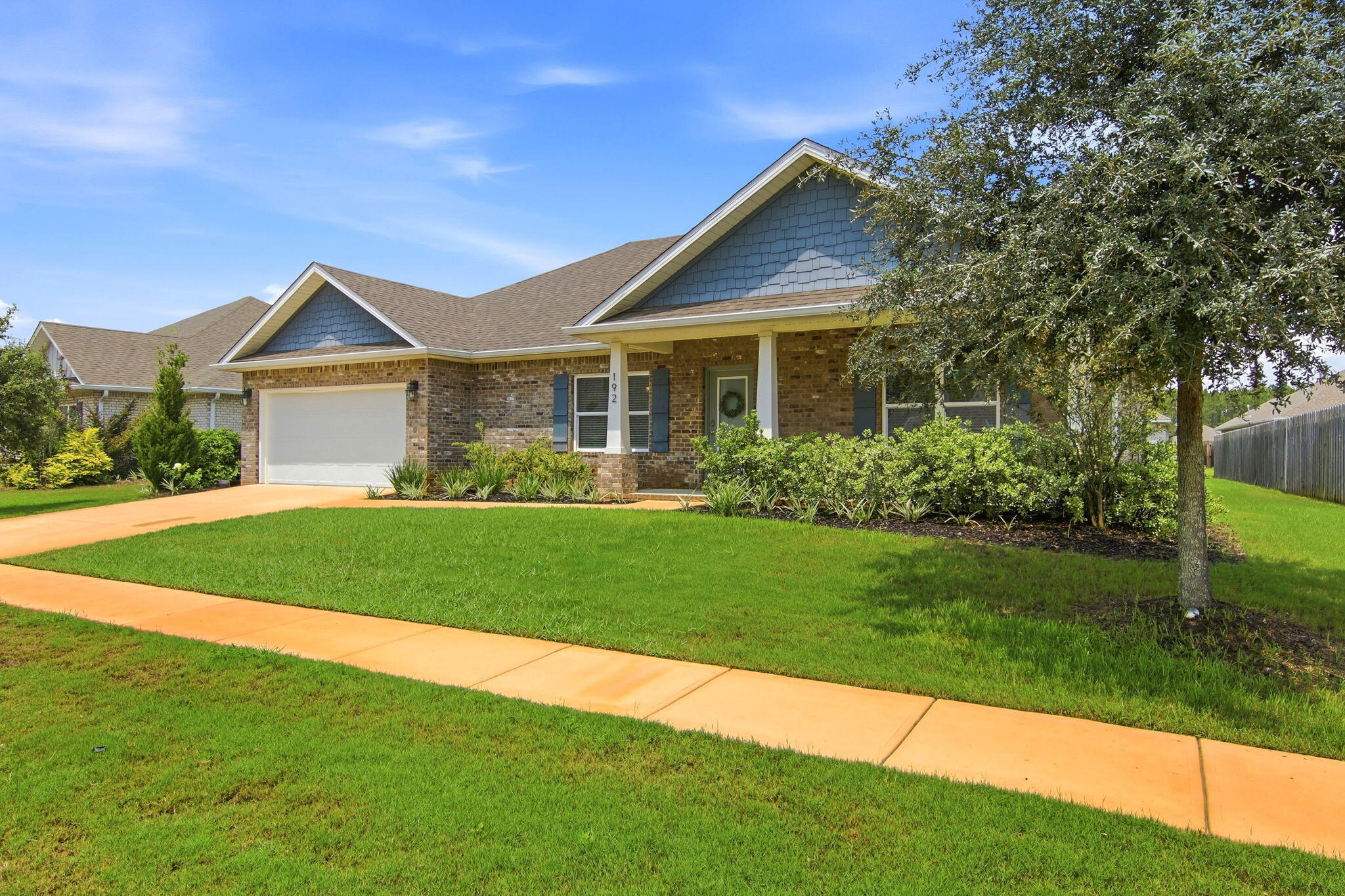 Professional Photos Coming Soon! Spacious newly built, all brick, 3 bedroom, 2 bath home features a designated office and is conveniently located in the Parkview neighborhood of Hammock Bay. 
Hammock Bay is a premier, bayfront master planned community located just 15 minutes north of the white sand beaches of the Emerald Coast. A 6,000 square foot clubhouse offers residents use of the movie theatre with auditorium seating, a full caterer's kitchen to include wet bar and dining area, childs play room, and lounge overlooking the lake and pool area. Numerous on site workout and fitness facilities, competition lap pool, additional 4 Resort-style pools, pickleball courts, tennis courts, basketball court, large playground, outdoor kitchen/gas bbq areas. A Bay front club house with fishing pier extending 500' in to the bay, an amphitheater like stage with jumbotron screen, are just a few attractions with more on the near horizon! All residents at Hammock Bay will enjoy year-round social events as well as a vibrant and active Town Center. Consider this an invitation to experience the Hammock Bay Lifestyle by contacting me today for an updated list of this months community events calendar!