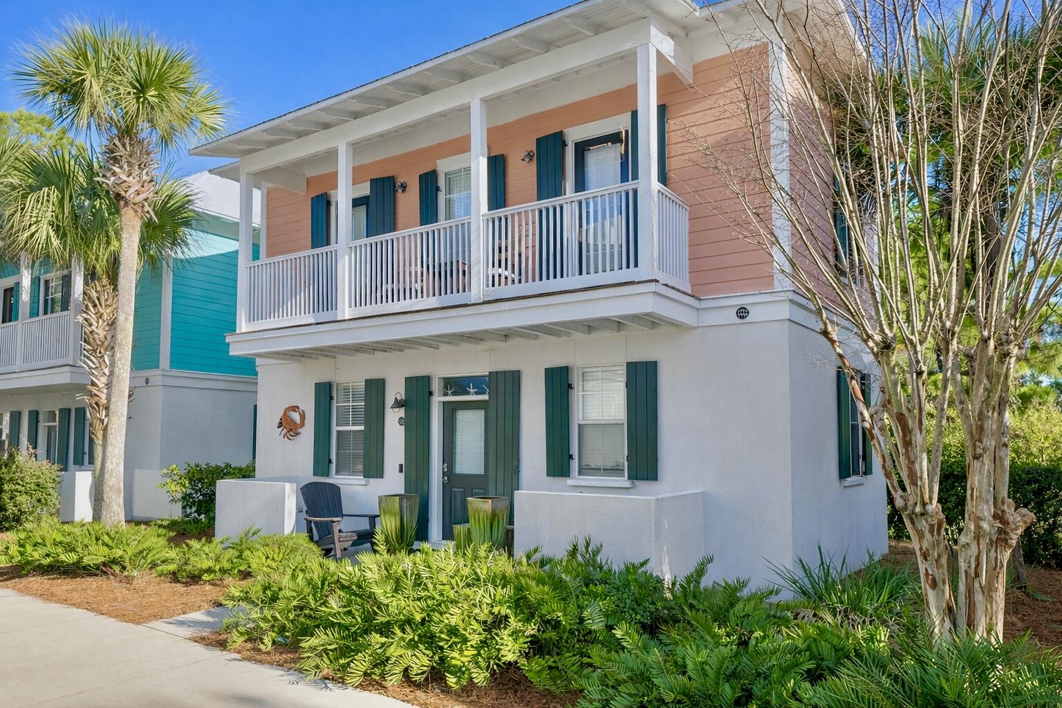 This fully furnished Florida-style cottage is located within the sought-after Bungalows at Seagrove Beach, a peaceful resort community surrounded by lush natural surroundings. Just a short walk away, you'll find Seagrove's sugar-white beaches along with popular restaurants and shopping. Designed for comfort and privacy, the home features two bedrooms and two-and-a-half bathrooms across two thoughtfully laid-out levels. Owners and guests also enjoy access to two community swimming pools, adding to the resort-style appeal. Beach access is easy, with a public access point at the end of Somerset Bridge Road and a new Seagrove Regional Beach Access currently under construction, which will include parking, restrooms and showers. This access will be completed spring 2026.