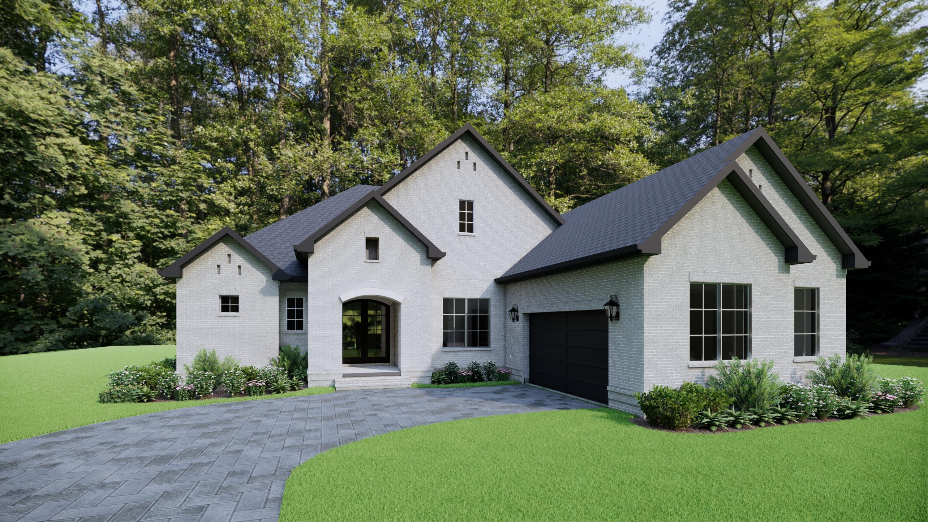 Seller-paid financing incentive may provide an interest rate as low as 5.75% (6.253% APR) through the List & Lock™ program. Rate quoted as of 09/10/2026 and is subject to change. Buyer must qualify through the participating lender; loan type, credit approval, property eligibility and other terms and conditions apply. See associated documents or contact the listing agent for complete program details. Terms apply, see disclosures for more information. 
This home is luxury living, framed by nature.!!  Encompassing 4570 square feet of thoughtfully curated design, this all-brick basement walkout estate is gracefully positioned on a coveted perimeter homesite overlooking serene natural surroundings in Deer Moss Creek. Designed with both sophistication and comfort in mind, this 4-bedroom residence offers refined spaces, architectural presence, and exceptional detail throughout. Extra sq footage in the amount of 457 q ft will accommodate a safe room as well as potentially a 5th BR!
The main level features an expansive primary suite retreat, a grand great room anchored by a statement fireplace, and a separate den ideal for a private study or lounge. The designer kitchen is a true showpiece -- appointed with premium Café Thermador appliances, quartz countertops throughout, and a seamless flow into the living spaces for effortless entertaining.
The fully finished walkout basement creates an entirely separate level of luxury living, complete with an additional bedroom and full bath, an expansive game and bonus area, a dedicated exercise room, and an impressive recreation space featuring its own island and wet bar with custom cabinetry -- perfect for hosting on any scale.
Outdoor living is equally elevated with two covered porches -- one on the main level and one below -- offering tranquil views and year-round enjoyment. An oversized garage provides generous storage, while the paver driveway enhances curb appeal with distinctive detail.
Located within Deer Moss Creek, a premier master-planned community offering resort-style amenities including a pool, clubhouse, playground, paved walking trails, basketball court, outdoor kitchens, and charming gazebos -- delivering a lifestyle as exceptional as the home itself. Interior images are AI-generated conceptual renderings provided for visualization purposes only. Home is currently under construction. Actual layout, colors, materials, fixtures and finishes may vary. Please refer to construction documents and builder specifications for included features.