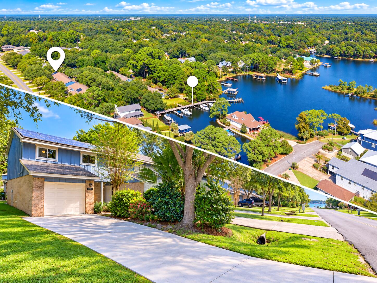Who wants to live on the water? What if I told you this location also offers a boatslip? How about $8000 Flex cash that you can slice or dice anyway you see fit?

Welcome to Rocky Bayou Townhomes!

This 3 br/2.5 BATH RARE END UNIT townhome...  WITH 28 FT BOATSLIP... is LOCATED ON PROTECTED DEEP WATER in the heart of Niceville! Easy access to Rocky Bayou and Choctawhatchee Bay... the buyer can enjoy fishing, kayaking, paddleboarding and beautiful waterfront sunsets just steps from home.

The exterior features upgraded Hardie board siding for added durability and resistance to moisture, plus hurricane-rated windows and doors with built-in attachment points for hurricane fabric protection.

Inside, enjoy oak cabinetry, marble countertops, stainless steel appliances and a wood-burning fireplace. Additional features include newer HVAC and water heater, upstairs mini-split, paid-off solar panels and an extended driveway. 

The community dock is approximately 3 years old, and the seller will pay the current dock assessment at closing. Seller offering up to $8,000 toward buyer closing costs, rate buy-down or other allowable expenses. BEST OF ALL... THIS UNIT IS NOT IN A FLOOD ZONE!

What are you waiting for? Make an offer today!