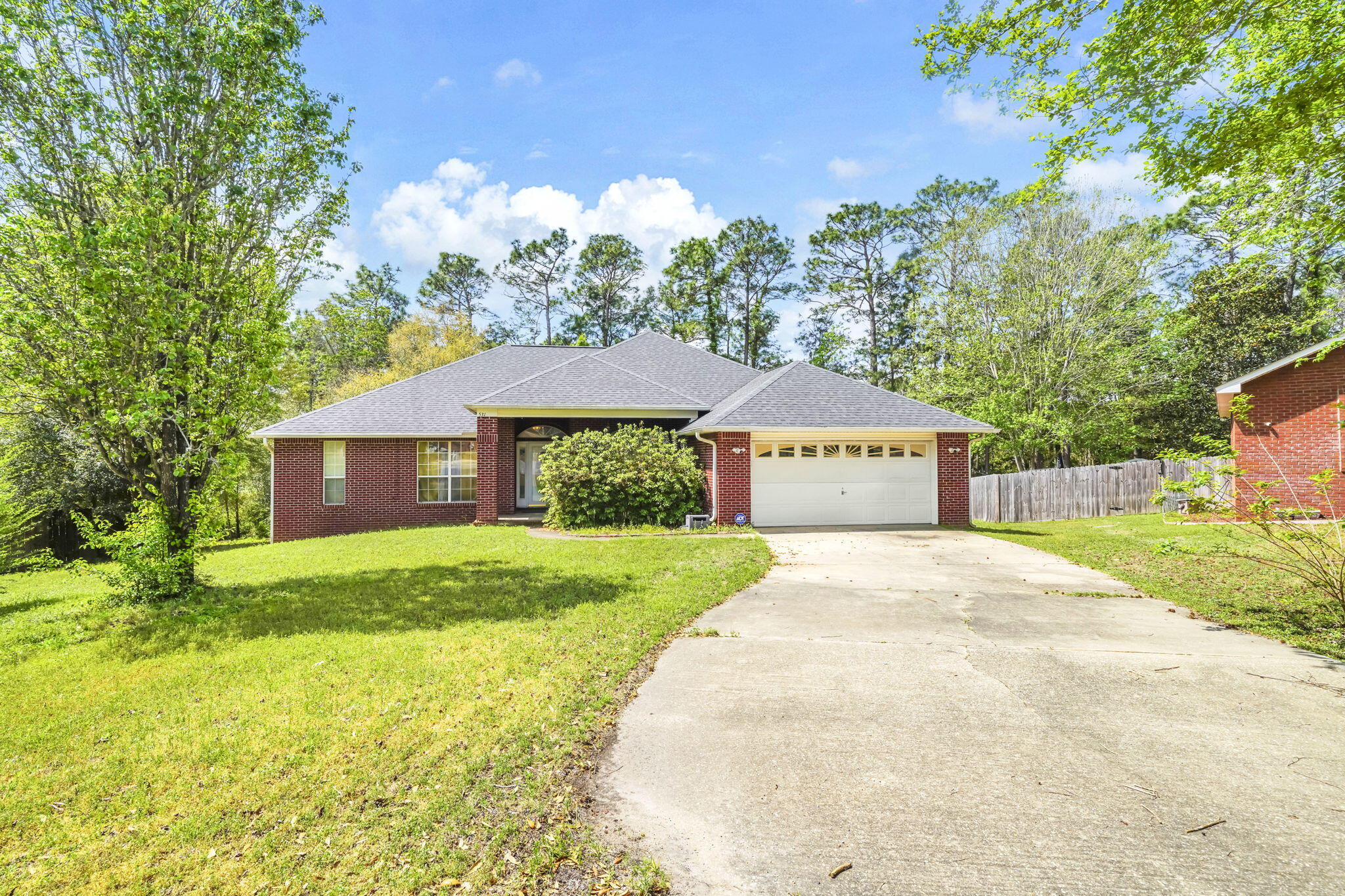 HUGE PRICE REDUCTION!! NO HOA!! Welcome to 531 Gallant Fox Lane, a well-kept brick home tucked o a quiet cul-de-sac.  Situated on a large .6 acre lot, this 3 bed + Bonus Rm., 2 bath, 2134 sq.ft home includes an open split bedroom layout. French doors open to a bonus room or office. The great room has soaring cathedral ceilings; gas fireplace and light bright  French doors leading a deck overlooking the private back yard. The master bath offers double vanities, separate shower and garden tub plus a walk in closet. Practical touches like an in-home laundry room, 2-car garage with automatic opener, and a backyard storage shed make life easier. With space to grow and room to play, this home is ready to welcome your family! The back property extends deep into woods where you will find a walking nature trail. 
3 Beds + Bonus Room
2 Baths
Cul De Sac
.6 Acre Large Lot
Assumable VA Loan! 5.1%

All information provided herein, including but not limited to square footage, room dimensions, lot size, features, and amenities, is deemed reliable but not guaranteed. Buyers are strongly encouraged to independently verify all details and conduct any inspections or measurements necessary to determine the accuracy and suitability of the property for their intended use. Neither the seller nor the listing agent assumes responsibility for errors, omissions, or misstatements.