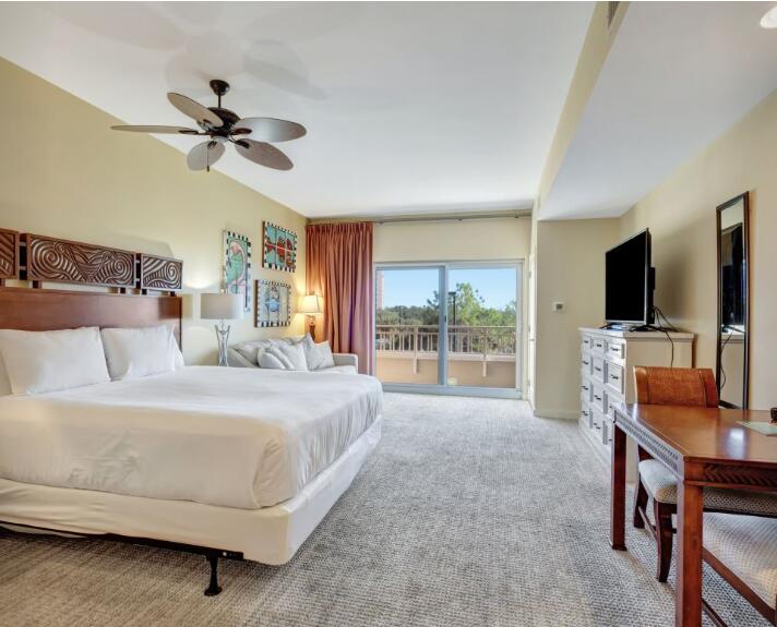 FULLY FURNISHED WITH ALL UTILITIES INCLUDED! This 2nd floor, efficiency studio is easily accessible via the stairs or elevator and offers peek-a-boo views of the Gulf of Mexico. Enjoy your morning coffee out on the private balcony while watching the sunrise over the Gulf. This spacious condo is the larger studio floor plan and features a king bed and a sleeper sofa for overnight guests. You will love the ease and convenience of the proximity to the beach, putt putt golf, and the Beach House restaurant. Luau offers an on-site fitness center, sundeck, and an oasis getaway with a resort style pool, relaxing waterfall, hot tub, seasonal tiki hut, and grilling area. This fantastic condo is available for a 6-month lease. Come relax and enjoy the resort lifestyle!