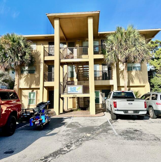 AVAILABLE: 4/1/27 - 6 months & 1 day lease term, inquire about other possible availability (at this time November/December 2026 is also available short term w/ the owner directly). UTILITIES INCLUDED IN THE RENT! SEC DEP = $1,800, can be broken up in 2 mo. installments if qualified. FURNISHED 2 bedroom/1.5 bath. Tile flooring throughout except LVP in the bedrooms. Open living/dining/kitchen concept makes for a perfect place to entertain! Stainless steel appliances, granite countertops, breakfast bar, ceiling fans, textured ceilings, faux wood blinds & neutral colors. Stackable W/D off kitchen. Balcony out back overlooks the community poo! Only 6 units in the complex! Perfect OKALOOSA ISLAND location - 1 block to the beach/restaurants/etc. No smoking/pets allowed. Welcome to Paradise! You will be proud to call this your Home, Sweet, (Beach) Home! Note: $200/mo. cap on electricity & water/sewer. WIFI incld. but cable TV is extra.