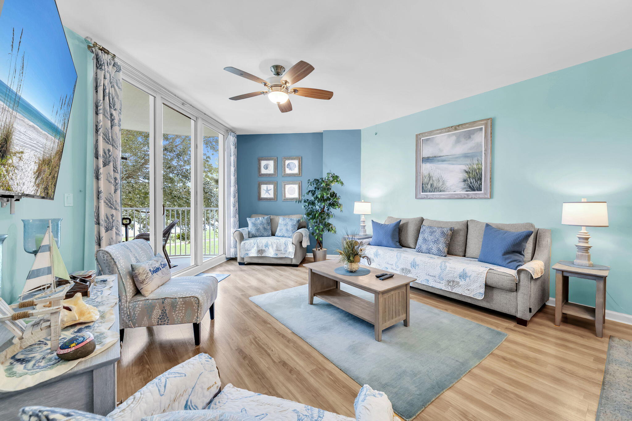 Remodeled and meticulously maintained, this lower-level 2nd-floor condo at The Palms of Destin is a true rental gem with upgrades throughout and a proven rental history! The unit has been thoughtfully refreshed with new flooring throughout, fresh paint, an upgraded kitchen with quartz countertops, cabinetry and hardware, stainless-steel appliances, newer HVAC (2022) , hot water heater (2022), full-size washer/dryer, updated bathroom vanity tops and lighting, ceiling fans, and new TVs. Coastal furnishings and décor complement the relaxed Florida lifestyle, while both the living room and primary bedroom offer direct access to the spacious balcony overlooking the beautifully landscaped tropical grounds, creating a peaceful and private setting for owners and guests.

The condo has generated impressive gross rental income, including $45,249 in 2021, $47,388 in 2022, $45,389 in 2023 and $30,316 in 2024-totaling almost $200k over the previous 5 years! The owner chose to occupy the property as their personal residence in 2025 and 2026, so there was no rental income during those years. Enjoy The Palms of Destin's impressive 5-star resort amenities, including the expansive lagoon-style pool with waterfalls, heated pool, kiddie pool and splash pad, hot tub, state-of-the-art fitness center, indoor and outdoor pickleball, tennis, basketball, onsite restaurant and bar, coffee shop, covered parking, 24-hour security, EV charging stations and more. HOA amenities also include all utilities, including electricity. Ideally located just minutes from Destin's world-famous beaches, this turnkey condo is an excellent opportunity for a vacation home, primary residence or income-producing investment.  Schedule your showing today!
