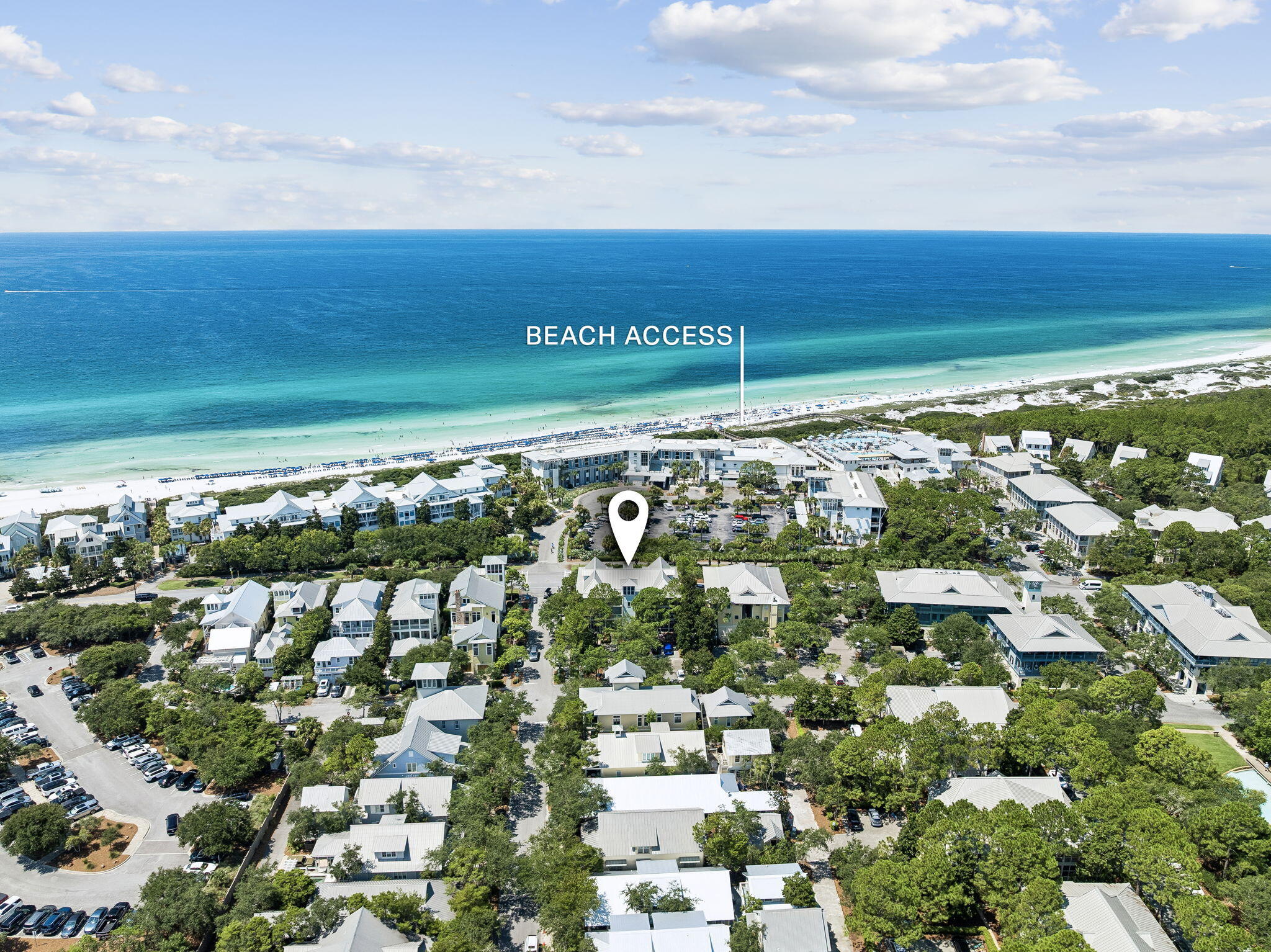 Experience the best of WaterColor living in this beautifully appointed two-story condo, ideally positioned in the heart of 30A. Just a short stroll from the sugar-white sands of the Gulf, WaterColor Beach Club, scenic nature trails, dune lakes, shops, and dining, this exceptional residence offers the quintessential 30A lifestyle in one of the area's most coveted communities.

Thoughtfully designed for both relaxation and entertaining, the two-bedroom, two-and-a-half-bath floor plan features two private king suites, creating an inviting retreat for owners and guests alike. The first floor offers a spacious primary suite with a walk-in closet, private screened porch with porch swing, and an impressive renovated bath featuring a double vanity, jetted tub, and separate shower. A second king suite includes its own renovated full bath, providing comfort and privacy for family and guests.

Upstairs, the light-filled living area opens onto a welcoming porch--perfect for morning coffee, al fresco dining, or simply enjoying the vibrant energy of WaterColor. The updated kitchen is beautifully equipped with granite countertops, tile backsplash, Sub-Zero refrigerator, Bosch dishwasher, stainless appliances, and glass-front cabinetry, flowing seamlessly into a dining area that comfortably seats six. A renovated half bath completes the second level.

 Additional highlights include Sonos sound systems, multiple Smart TVs, a full-size washer and dryer, ample storage, and a screened outdoor living space. Owners and guests also enjoy the extraordinary amenities of WaterColor, including multiple community pools, tennis, nature trails, and access to the newly expanded Beach Club with multiple pools, Gulf views, dining, and the new Costa Chica sunset bar.

Whether you're searching for a private 30A getaway, a low-maintenance second home, or a sought-after vacation property, this WaterColor condo places you just steps from everything that makes this stretch of the Emerald Coast so special. Come experience effortless coastal living in one of WaterColor's most desirable locations.