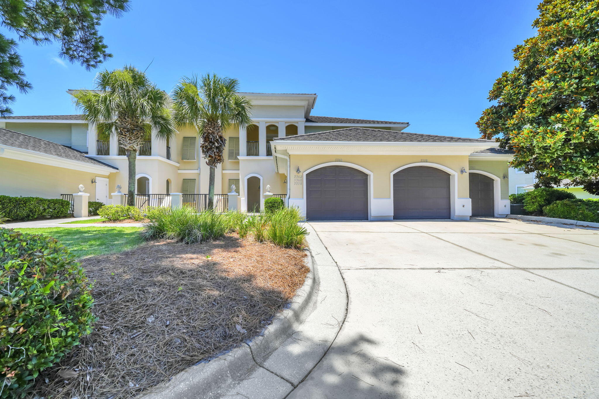 Welcome to 5360 Pine Ridge Villas, a beautifully maintained residence located on the highly desirable beachside of Sandestin Golf and Beach Resort. Perfectly positioned directly across from the community pool, this inviting home offers the ideal combination of comfort, convenience,  and resort-style living.

Featuring an oversized on level garage with easy access and ample storage space, this property is designed for both full-time living and a relaxing coastal retreat. The open and spacious floor plan creates a warm, welcoming atmosphere, while abundant natural light enhances the home's bright and airy feel.

Enjoy the peaceful surroundings of Pine Ridge Villas, one of Sandestin's most sought-after neighborhoods, known for its mature landscaping, tranquil setting, and close proximity to the sugar-white beaches of the Emerald Coast. Residents appreciate the convenience of being just steps from the community pool and only a short golf cart ride to beach access, championship golf courses, tennis courts, marina, dining, shopping, and entertainment.

Whether you're looking for a primary residence or a vacation spot, 5360 Pine Ridge Villas offers an exceptional lifestyle in one of Northwest Florida's premier resort communities. Experience the best of Sandestin living with beachside convenience, resort amenities, and the charm of a well-established neighborhood all in one remarkable property. Just a golf cart ride to  restaurants and shopping at Grand Boulevard or Baytowne Wharf. Boulevard and The Baytowne Wharf.