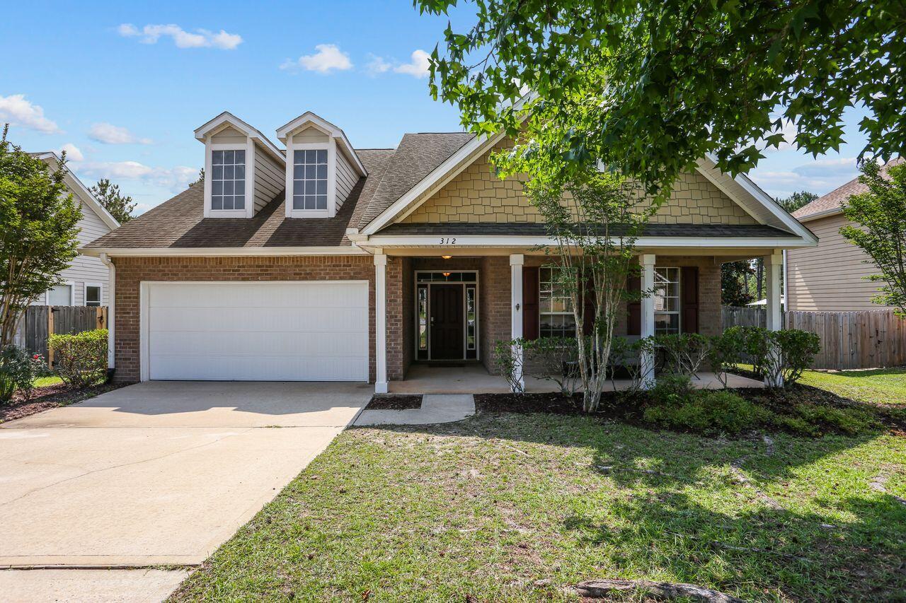 Perfect location to live! South Crestview nice subdivision close to Eglin AFB, 40 min to white sandy beaches! Easy access to I10! And solar panels that save you big bucks on electricity! Private fully fenced back yard! Feel right at home when you enter this spacious tall ceil entrance and walk the desirable open floor plan! Lots of cupboard space in the central kitchen! Bonus is a double garage! Solid surface counter tops! Separate roomy shower in Master bedroom  ensuite! You'll enjoy the quiet cul-de sac! Hurry and call to view your new home today! New stainless steel dishwasher and microwave!HVAC - 2018
HWH - 2025
