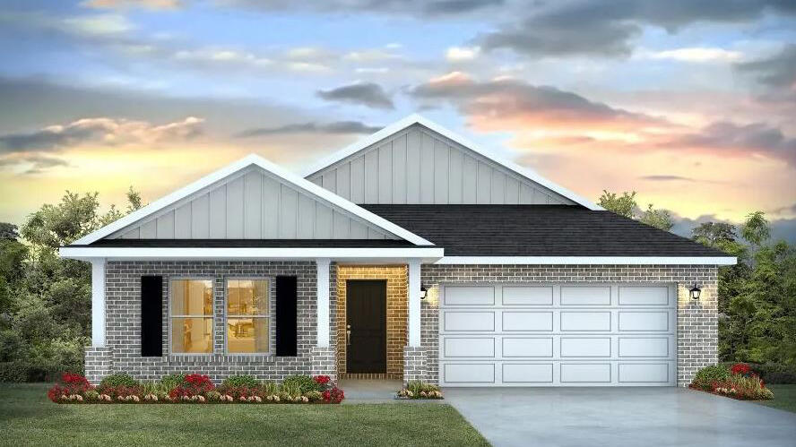 Blackwater Reserve NEW community featuring a beautiful community pool, Lazy River and Pickle Ball. The Creekside model is a spacious and desirable open concept floorplan, built-in lighting & fabulous layout for relaxed living, 5 bedrooms, 3 bathrooms, 2-car garage, & the 'Smart Home Connect 'System with a variety of convenient Smart Home devices you will love. Spacious Great Room & dining area is open to the kitchen & lots of windows for natural lighting. Well-designed open kitchen includes stainless steel appliances, a smooth-top range, built-in microwave, gorgeous quartz countertops, quiet dishwasher, corner pantry, island bar, eye-catching wood-look flooring, and plush carpet in the bedrooms. Hurricane door & window protection is included. Stylish curb appeal. ALL LISTING pictures, colors, features, and size may vary. Square footages are approximate.