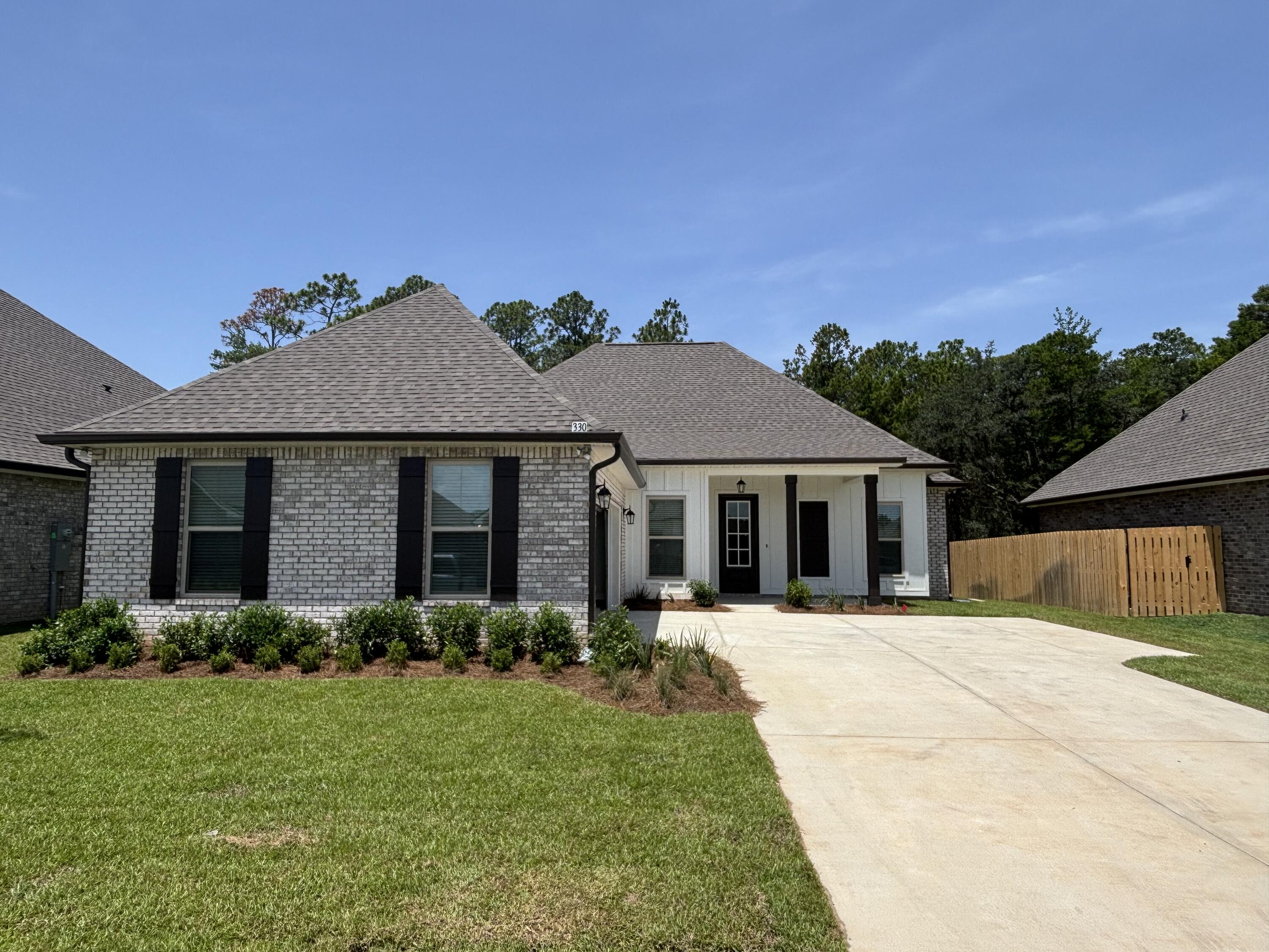 The HENRI III G in Bird Song at Hammock Bay community offers a 4BR/3BA, open design. Upgrades added (list attached). Features: separate vanities, garden tub, separate custom tiled shower, and walk-in closet in master bath, tray ceiling in master bed, kitchen island, walk-in pantry, boot bench and drop zone in mudroom, covered porches, undermount sinks, custom kitchen backsplash, crown molding, LED lighting, smart connect WIFI thermostat, framed mirrors in all baths, landscaping package, architectural 30-year shingles, flood lights, & more!
Energy Efficient Features: water heater, electric kitchen appliance package, vinyl low E windows, & more! Energy Star Partner.