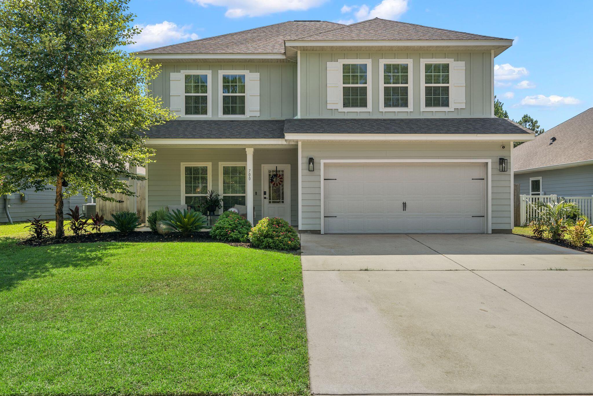 The .62 Acre lot in a serene community is located just 5 minutes away from all of the action! 5 Minutes from West 30A large public beach accesses, 5 minutes to Grand Boulevard shopping & restaurants, the convenience yet private nature of this lot makes it very desired and sought after! Built in 2018, this two-story residence offers nearly 2,500 square feet with 4 full bedrooms, and upgraded lighting throughout the home.

Main-level primary suite, custom walk-in closet shelving and organization, large 2-car garage, and the best feature - a spacious bonus room that offers endless possibilities as a media room, playroom, home office, or additional gathering space.

The kitchen is equipped with granite countertops, GE Cafe collection stainless steel appliances and abundant cabinetry making it ideal for both everyday living and entertaining. 

Outdoors you have a covered outdoor patios in front and back that add to the home's inviting appeal.
Situated on one of the most generous lots backing to a natural preserve, this property offers added privacy with no neighbors directly in front or behind. 
This 57-home community offers full time residents access to the community pool, with the option to add a private pool as a huge unique possibility!

Offering space, privacy, and an exceptional location, this home is the perfect opportunity to enjoy the best of coastal living while remaining close to everything Santa Rosa Beach has to offer! 
Contact me today for more details!