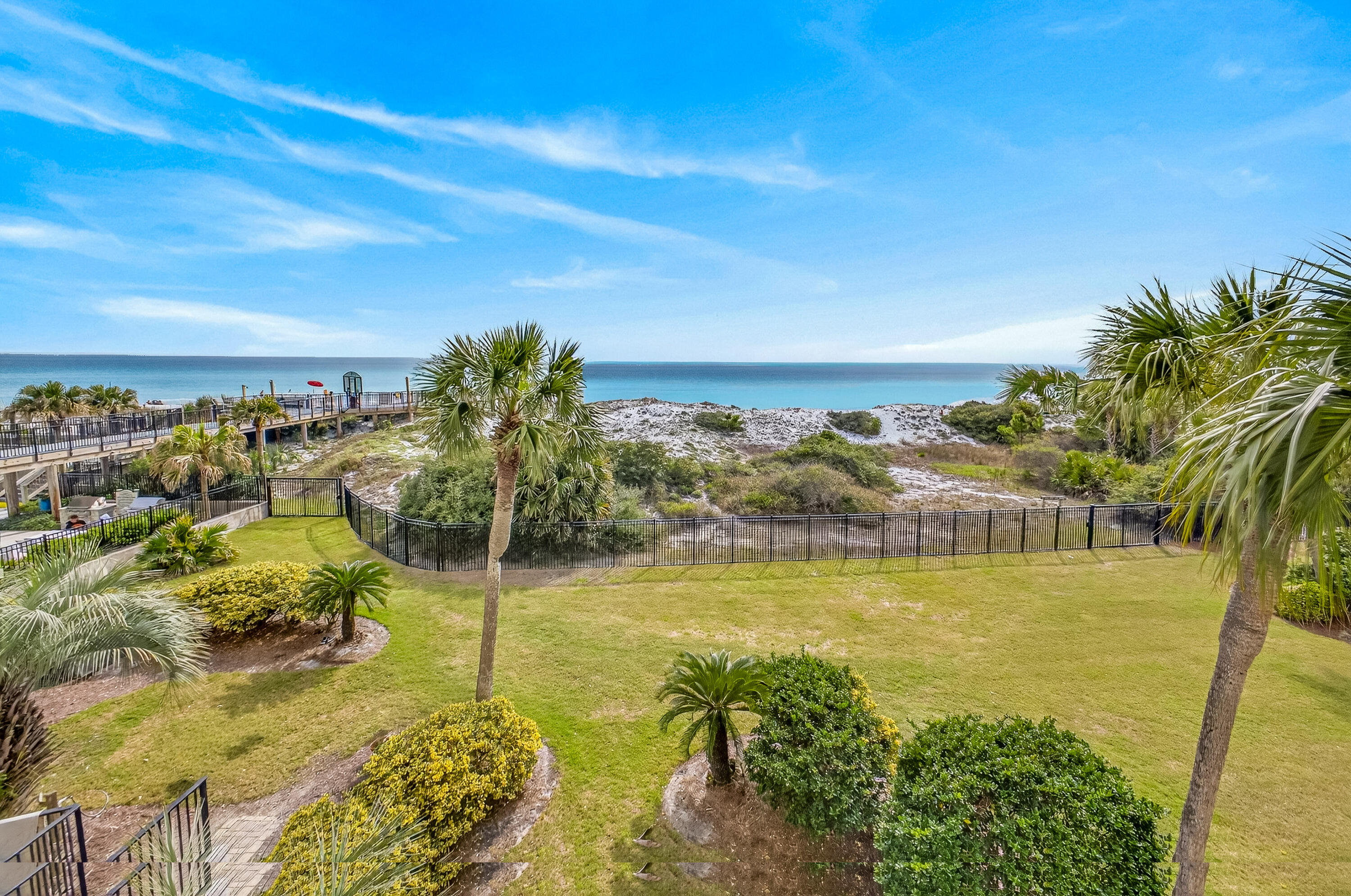 Stunning southwestern views await from this third-floor Gulf-front condominium, offering front-row seats from your private covered balcony to the most breathtaking sunsets over the beach. The residence features NEW HVAC, stainless steel appliances, beautifully updated primary and guest baths, along with sleeper sofa, dining chairs, and artwork. Low-maintenance tile flooring flows seamlessly throughout every room. The primary suite provides a relaxing retreat with expansive windows framing spectacular Gulf views and a private ensuite complete with a spacious walk-in closet. Beachside I owners and guests enjoy private beach access along with a brand-new resort-style pool featuring a spa, outdoor kitchen and grilling area, and an expansive lounge deck. As an introduction to the Sandestin lifestyle, we invite our new owners to explore amenities that make Sandestin special. The listing brokerage and seller(s) are presenting the buyer(s) of this property with (2) 90-minute rounds of Tennis court time, a golf foursome at one of our three championship courses, and a round of golf for up to four (4) players at the unrivaled Burnt Pine Golf Club.

Sandestin Golf and Beach Resort features more than seven miles of beaches and pristine bay front, four championship golf courses, 15 world-class tennis courts, a 226-slip marina, a fitness center, spa and celebrity chef dining. Shop, dine and play at the charming pedestrian village, The Village of Baytowne Wharf and more. Inside the gates of the resort, residents enjoy a balanced lifestyle of high-class living, spanning the 2,400 acres from the beach to the bay. Everything within the gates of the resort is accessible by golf cart or bicycle. The entire resort is interconnected by miles of pedestrian, bike and golf cart paths that weave through groves of live oaks, meandering past natural lagoons, fountains, man-made lakes, and meticulously landscaped fairways.