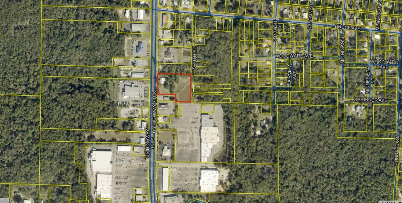 2.39 Acres zoned Commercial (C-1) with 226' of frontage along Highway 331 in Defuniak Springs, FL  This property is in the path of progress, located near Walmart, Winn Dixie, Walgreens, Starbucks, Lowe's, Pizza Hut, Arby's, Take 5 Oil, Car Lots, etc.  This parcel is located just 1.1 miles north of the I-10 exit at Hwy 331.  There is an existing, 2,000 SF brick house on the property.  The property delivers flexibility for retail, mixed-use, hospitality, all supported by the corridor's steady traffic flow.  With a clean canvas, the property is poised for swift entitlement and construction, making it a compelling asset for many different uses.