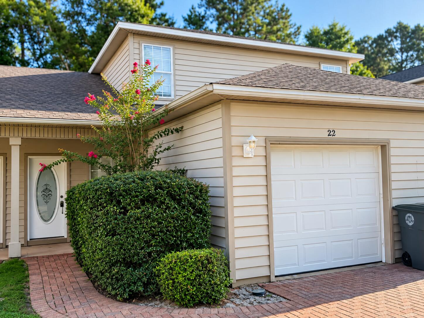 Ideally located for easy access to military bases, beautiful beaches, schools, shopping, dining, hospitals, and everyday conveniences, this charming 3-bedroom, 2-bathroom townhome offers comfort, style, and a low-maintenance lifestyle. Step inside to a bright and welcoming interior featuring an updated kitchen with beautiful granite countertops, stainless steel appliances, and plenty of cabinet and counter space for all your cooking needs. The spacious living room provides the perfect place to relax or entertain and opens through sliding glass doors to a covered patio, creating a seamless indoor-outdoor living space.

The primary suite is conveniently located on the main floor and features a private en suite bathroom for added comfort and privacy. Upstairs, two generously sized guest bedrooms share a full bathroom, making the layout ideal for families, roommates, or guests. A one-car garage provides secure parking and additional storage space.

Lawn care is included in the rent, allowing you to enjoy a hassle-free lifestyle. Pets may be considered on a case-by-case basis with prior owner approval and a non-refundable pet fee. Smoking and vaping are not permitted. With its excellent location, thoughtful layout, and desirable features, this townhome is a wonderful place to call home. Schedule your showing today!