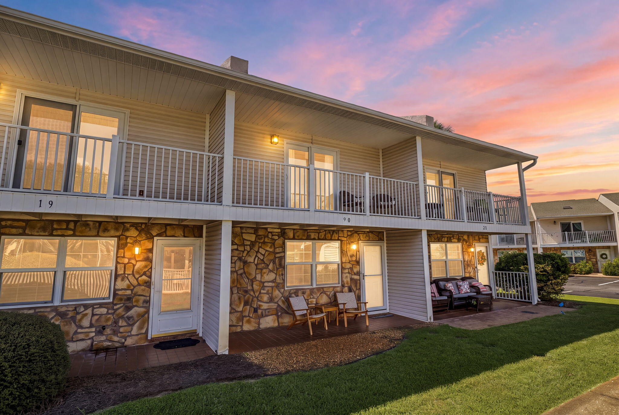 This rare townhome has a 2.5% Assumable VA Loan available w/ Seller offering $5,000 buyer credit to be used your way is a must see! Just two blocks from a large public beach access and the sugar-white sands and emerald waters of the Gulf of America, this beautifully renovated 2-bedroom, 2.5-bath townhome in Woodland Shores offers an ideal coastal getaway in Miramar Beach. Popular beachfront dining at Pompano Joe's is also just a short stroll away.

Adding to its appeal, this is one of only four townhomes in the community with both the front door and second-floor balcony facing the pool, creating a rare and highly desirable setting.

Recently renovated with a fresh coastal aesthetic, the townhome features an updated kitchen with upgraded cabinetry and appliances, beautifully renovated bathrooms, an open floor plan, and generous storage throughout. The second-floor balcony overlooks the pool and offers the perfect spot to enjoy your morning coffee or relax after a day on the beach.

Woodland Shores offers two community pools, including one heated pool, a clubhouse, and grilling area. 2 Designated parking spaces, and additional exterior storage add to the convenience. HOA includes cable.

With white-sand beaches, the Gulf of America, dining, and coastal attractions all within easy reach, this property is perfectly suited for a short-term rental investment, primary residence, or second home along the Emerald Coast.