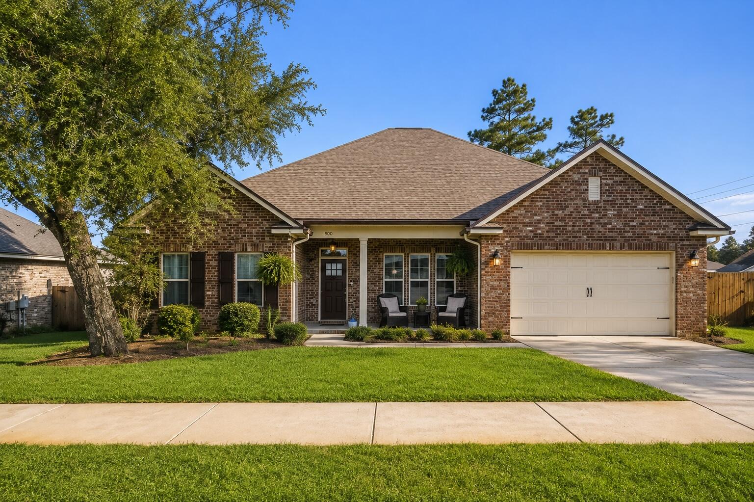 Welcome to this fabulous 4-bedroom, 2-bathroom home with a versatile flex space, designed for comfort and convenience. Located in a small private neighborhood, this property offers a prime location with easy access to various amenities. Assumable 15 year loan available to VA eligible buyers at 5.75 with 12 years left. Step inside to discover an inviting open concept layout that seamlessly connects the living spaces. The stunning wood floors throughout add a touch of elegance and warmth to the home's interior.The spacious living room is open to the well-appointed gourmet kitchen, complete with stainless steel appliances, granite countertops, a large center island, with ample storage.The flex space is a versatile bonus that can adapt to your lifestyle needs, use it as a home office, playroom, fitness area, or even convert it into an additional bedroom. Outside, the property is adorned with sidewalks, offering an enjoyable environment for leisurely strolls through the neighborhood.Convenience is at your fingertips as the home is just minutes away from schools, parks, a public boat launch for water enthusiasts, and a variety of dining and shopping options. You'll find everything you need within easy reach, making this location highly desirable.This home presents an incredible opportunity to enjoy a modern lifestyle with all the comforts and amenities you could wish for. Schedule a showing now and experience the perfect blend of comfort and convenience!