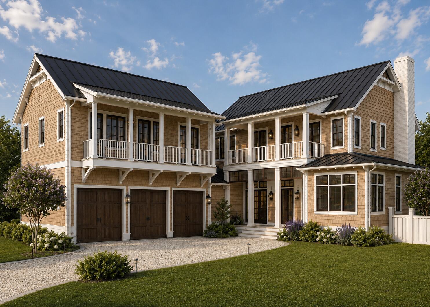 New construction designed by acclaimed architects,  A Boheme Design,  in gated Watersound Camp Creek, this home pairs timeless coastal architecture with the effortless indoor-outdoor living that defines 30A. With completion scheduled for early 2027, opportunities exist to customize this sprawling estate. Spanning a spacious main residence plus a fully independent carriage house, it offers generous living space wrapped constructed in the highest quality. 

Inside, soaring first-floor ceilings and wide-plank wood floors carry through an open living, dining, and kitchen that flows to the covered porch and pool. The main level features a large scullery, wet-bar for entertaining and customized wine room. The first-floor primary suite features a spa bath,  dual closets and beautiful views overlooking the pool. A stone fireplace, three-car garage, mudroom and laundry complete the main level. Upstairs, additional ensuite bedrooms join a media and living lounge with covered porches and balconies extending the living space outdoors.

Beyond the main house, the detached carriage house adds a complete second quarters, including a living room, full kitchen, bedroom, and bath, making it ideal for guests and extended stays.

Outdoors the resort-style yard delivers a pool, spa, expansive porches, and poolside cabana amid designed lush landscaping.

 Throughout, high-performance construction shows in cedar siding, metal roof, 6x6 construction, custom design audio-visual package, spray-foam insulation, impact glass, copper lighting, brick and stucco detailing, etc.

Residents also enjoy quick access to Watersound Club, Camp Creek Golf, and the sugar-white beaches of South Walton. Membership in the exclusive Watersound Beach Resort Club is included with the purchase. With construction underway, a rare 30A opportunity awaits.