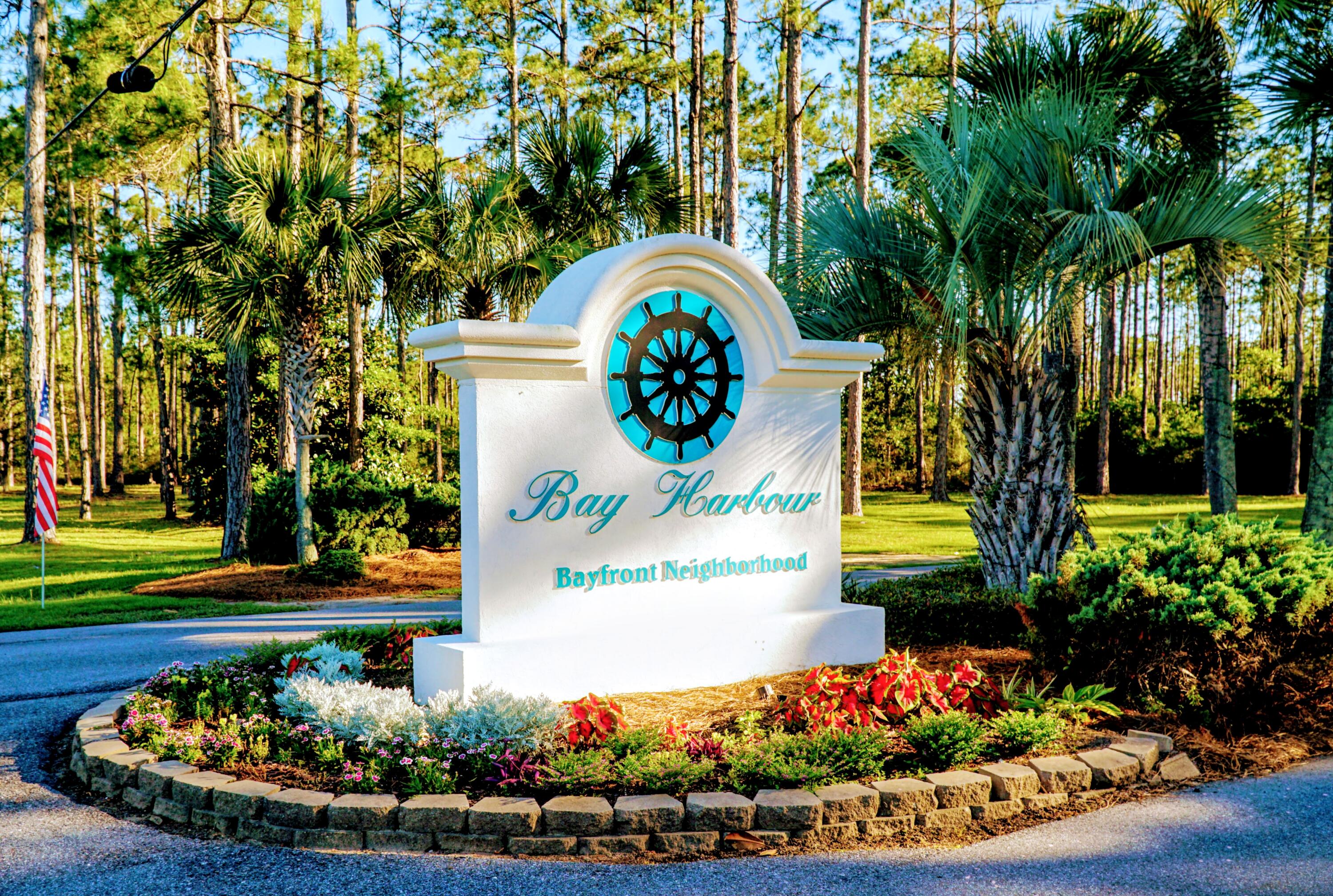 .57 Acre Lot NOW AVAILABLE! Live your best bayside lifestyle in Bay Harbour, Freeport Florida's premier Choctawhatchee Bay front neighborhood! Bay Harbour boasts 106 private, custom, homesites, 175 acres of nature preserve and a neighborhood boardwalk to the bay with a dock and pier. Enjoy hiking trails, tennis courts, owners boat & RV storage and meticulously maintained and manicured green space included with and HOA fee of only $600. Annually. No build out time, your choice of builder and 1,500 square foot minimum build requirement makes lot 108 particularly desirable. Bay Harbour is a premier choice with easy access to The Gulf of Mexico, beaches, boat launches, and state and national parks. Enjoy everything the Emerald Coast has to offer!