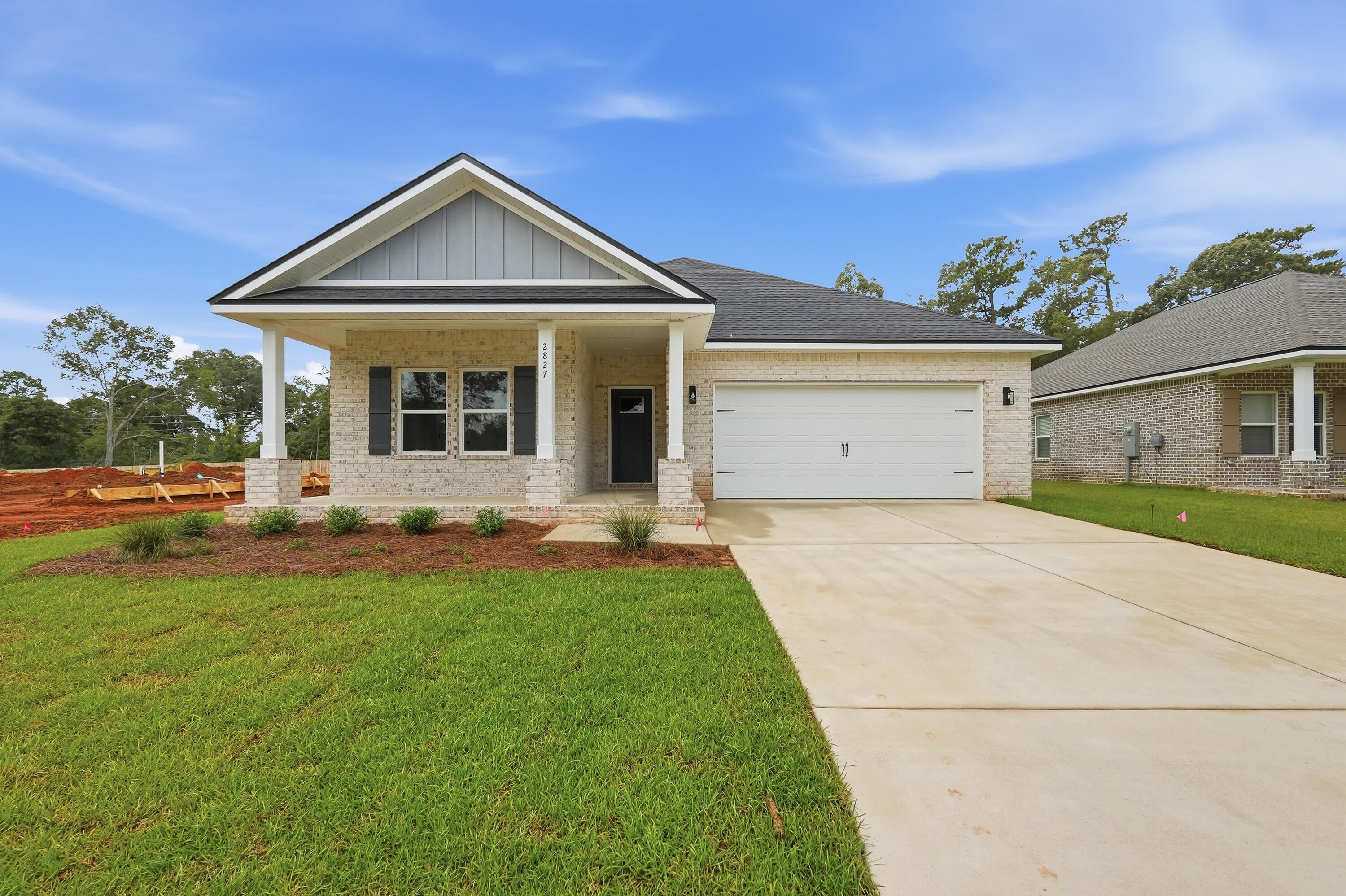 CONSTRUCTION COMPLETE!  ONE BEAUTIFUL CUL-DE-SAC STREET IN THE NEW ''BARTON'S BEND'' S/D, conveniently located to shopping/schools/banks/post office.  ''Elizabeth'' floor plan will be ready in late late August, and seller is offering $15,000 towards buyers closing costs (call for details).  Owner's bath has double vanities, tiled shower, linen storage, walk-in closet which opens to laundry room & back hallway.  Raised ceiling family room overlooks dining area & kitchen.  Work island w/bar seating, corner pantry, white shaker cabinets.  Front & rear porches, landscaped yard, sprinkler system, finished garage.  Vinyl plank flooring thru-out, recessed lighting, ceiling fans thru-out, mate black hardware & fixtures.