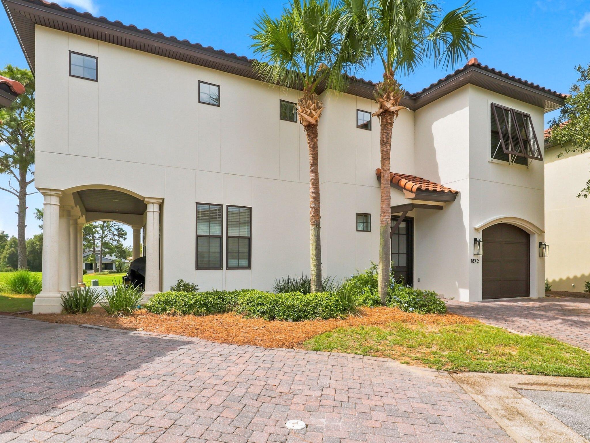 Mediterranean Villa | Panoramic Golf Views | One-of-a-Kind Floor Plan!

A truly exceptional Villa Lago residence where panoramic golf views, an oversized private lot, and one of the community's most unique floor plans come together to create an extraordinary Sandestin retreat.

This beautifully appointed 4-bedroom,
 4-bath Mediterranean-style villa offers 2,286 square feet of refined yet comfortable living space and an unparalleled sense of privacy. Set on an oversized private lot overlooking Baytowne Golf Course, the property offers a rare combination of space, serenity, and resort convenience.

One of the most distinctive floor plans in Villa Lago, the home was designed to offer versatility, privacy, and an effortless flow between living spaces. Wall-to-wall windows capture abundant natural light and showcase beautiful panoramic golf course views throughout the home. A private downstairs bedroom provides exceptional flexibility for guests, family members, or those desiring convenient first-floor accommodations.

Polished travertine floors enhance the Mediterranean character of the residence, while the open-concept kitchen with stainless steel appliances creates a sophisticated yet inviting setting for entertaining. The living spaces open naturally to a covered patio, where expansive golf course views provide the perfect backdrop for morning coffee, afternoon relaxation, or evening gatherings. Adding to the effortless resort lifestyle, the property includes a private golf cart garage and golf cart, making it easy to enjoy the many amenities throughout Sandestin Golf and Beach Resort.

Villa Lago residents enjoy an exclusive community pool, while the broader Sandestin resort offers an extraordinary collection of amenities and experiences, including world-class beaches, golf, tennis, boating, and resort activities. The Sandestin Marina and the shopping, dining, and entertainment of Grand Boulevard are just minutes away.

Rarely does a property offer this combination of a truly unique floor plan, panoramic golf views, an oversized private lot, a downstairs bedroom, and the exceptional lifestyle of Sandestin. This is a special opportunity to own a distinctive piece of one of the Emerald Coast's most sought-after resort communities.