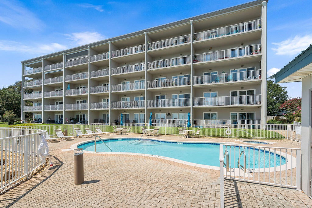WELCOME HOME to this beautiful WATERFRONT condo located on the Sound in Mary Esther in a gated, non-STR community. Fully renovated a few years ago, this unit is in a building of only 40 units and makes for the perfect home or vacation home! Located just a few miles West of Hurlburt Field, and perfectly centered between FWB and Navarre for all of your shopping and dining needs. Enjoy your morning coffee or evening sunset on the patio overlooking the Sound or on the private lawn/beach area with your feet in the water, watching the dolphins swim by and boats cruising through. Enjoy the pool and hot tub year round and watch all the fun on the water.
There are 2 docks - one boat dock and another pedestrian dock to sit and enjoy the view or go fishing!
The recreational lot next door is a shared lot between the Intercoastal Pointe HOA and the community/neighborhood next door - fun for the whole family/guests to play and have a barbecue. These units don't hit the market very often, so now is your chance!
HVAC - 2018
Water Heater - 2018