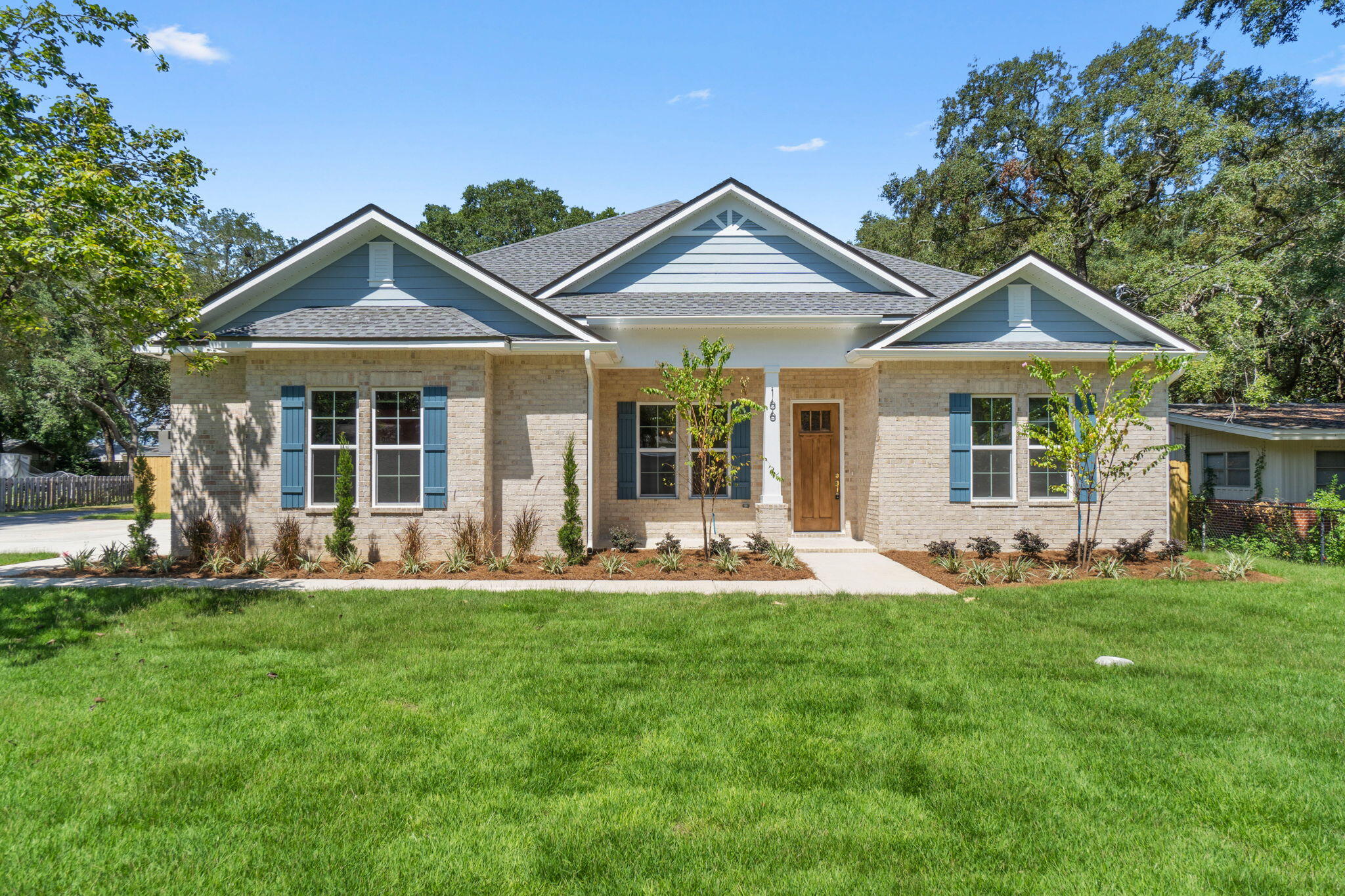 166 Grandview in the heart of Valparaiso is your Dream Home come true! 5 minutes to Eglin Gate!! Beautifully landscaped and maintained. Offering 2,975 square feet, 6 bedrooms -which can easily become 5 bedrooms with an office or additional living, 3 full bathrooms, and an oversized garage, this thoughtfully designed home blends modern elegance with everyday functionality.
Built by a respected local builder, every detail has been carefully selected--from the stunning finishes and designer color palette to the open-concept layout that creates the perfect space for entertaining and family living. The spacious kitchen flows seamlessly into the living and dining areas, while the screened-in patio provides the ideal place to relax and enjoy Florida's beautiful weather year-round. 
Nestled on a quiet street in an established neighborhood, with beautiful water views from the front yard, you'll love the peaceful setting while remaining just minutes from the water, Eglin Air Force Base, local parks, shopping, dining, and only a short drive to the Emerald Coast's world-famous beaches. You must see this home to properly appreciate all the features it offers.