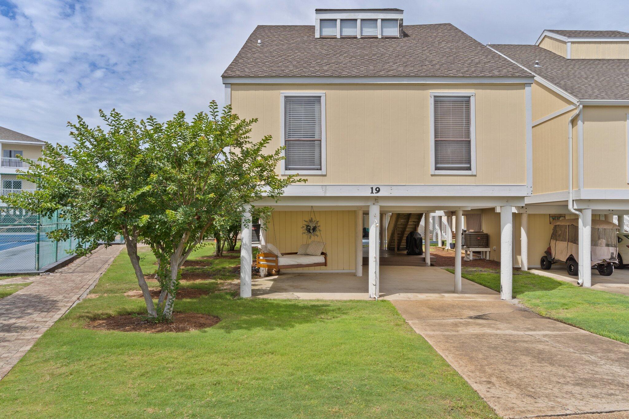 Over $49k on the books since March 2026! Rental Machine! 43 Acre Resort! 1,100 Feet Private Beach! Freestanding three-bedroom beach villa at Sandpiper Cove offers privacy, space, and a long list of brand-new upgrades and furnishings--making it an exceptional choice for a short-term rental, private residence, or second home. With no neighbors above, below, or beside you, this standalone villa combines coastal charm with modern comfort and functionality.

Recent updates include a brand-new Frigidaire appliance package featuring a microwave, refrigerator, range, and dishwasher. The kitchen and living areas have been refreshed with updated home décor and furniture, including a new hide-a-bed couch in the living room for added guest accommodations. The master bedroom encompasses the entire 3rd floor and is tucked away upstairs for additional privacy with its own master bathroom. The upstairs balcony off the living room has been enhanced with new Bay Breeze Polywood outdoor furniture and the deck has been freshly restained for a polished look. Downstairs, a separate laundry room includes an additional refrigerator, and there's a large storage area for all your beach gear.

The covered patio underneath the villa is perfect for entertaining and now features a newly installed outdoor electrical setup by Gulf Coast Electric, ideal for powering the brand-new mounted outdoor TV and other devices. New outdoor deck furniture and a charming bed-swing under the porch add to the relaxing outdoor ambiance. Additional improvements include new attic insulation by Rite-Way Insulation, LLC, and replaced stairs for long-term durability and safety.

Offered fully furnished and move-in ready, this villa blends stylish updates with a prime location in the desirable Sandpiper Cove community- just across the street from the sugar-white sands of the Emerald Coast on Sandpiper Cove's private beach area for both you and your rental guests. These villas feature the opportunity to park your boat and golf cart underneath on your private property.

Welcome to Sandpiper Cove, a vibrant 43-acre resort community in the heart of Destin, Florida, where the beach lifestyle is front and center. With 1,100 feet of private white-sand shoreline, residents and guests can enjoy exclusive access to the Gulf just steps from their door. Whether you're an avid boater or a casual cruiser, you'll appreciate the convenient boat launch and available slip rentals. Golfers can practice their swing on the on-site 9-hole, par-3 course, while others can unwind at one of five sparkling swimming pools, soak in one of three hot tubs, or enjoy a match on one of six tennis courts.

Dining is a treat at Sandpiper Cove, home to the acclaimed waterfront restaurant Louisiana Lagniappe and the laid-back Rick's Sand Trap Beach Bar & Grill, perfect for enjoying a meal or drink by the beach. Getting around is easy with the resort's water taxi service, which offers quick access to the shops, restaurants, and nightlife of Destin Harbor. Fitness and fun continue with top-of-the-line pickleball courts and beautifully maintained grounds for strolling or biking. Best of all, Sandpiper Cove is pet-friendly, so your four-legged companions are welcome to join in the coastal experience. This resort truly has something for everyone, all in one unbeatable location
