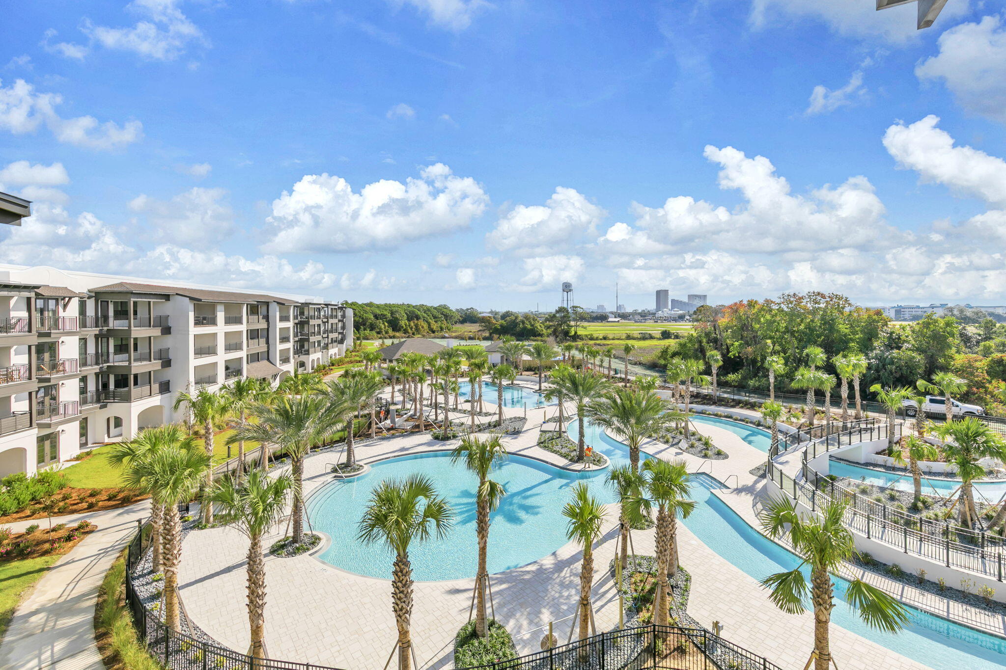 *Welcome to Coastal Living at The Grove at Seascape! Unit #144 is the only top floor, 2 bedroom with bunks, beautifully furnished condo available for sale!
Discover your dream retreat in this stunning, upgraded 2-bedroom, 2-bathroom condo with bunks nestled within the sought-after Grove at Seascape, a gorgeous Mediterranean-style resort community in Miramar Beach. Spanning 1,378 square feet, this beautifully appointed residence offers the perfect blend of comfort and coastal elegance.

Perched on the top floor, this home is a prime location overlooking the spectacular Aquatic Garden amenities, where resort-style living comes alive. Spend your days drifting along the relaxing lazy river, wading into the zero-entry pool, or lounging beside the sparkling waters. The expansive green space and event lawn provide the ideal setting for events, community gatherings and golden-hour strol The Grove sits within the prestigious Seascape Golf, Beach, and Tennis resort, granting residents access to world-class recreation just steps from their front door. Beyond the gates, the surrounding Miramar Beach neighborhood delivers an unmatched lifestyle. Legion Park is less than a mile away, offering serene green space for morning walks and picnics. Shopping enthusiasts will love the proximity to Silver Sands Factory Stores, where premium outlets await just minutes down the road. Daily essentials are effortlessly handled with Whole Foods Market nearby, and families will appreciate the convenience of Destin High School in the area.

The Emerald Coast's sugar-white beaches, vibrant dining scene, and breathtaking sunsets create an environment that feels like a permanent vacation. Whether you seek a primary residence or an investment property, this is coastal living at its finest.