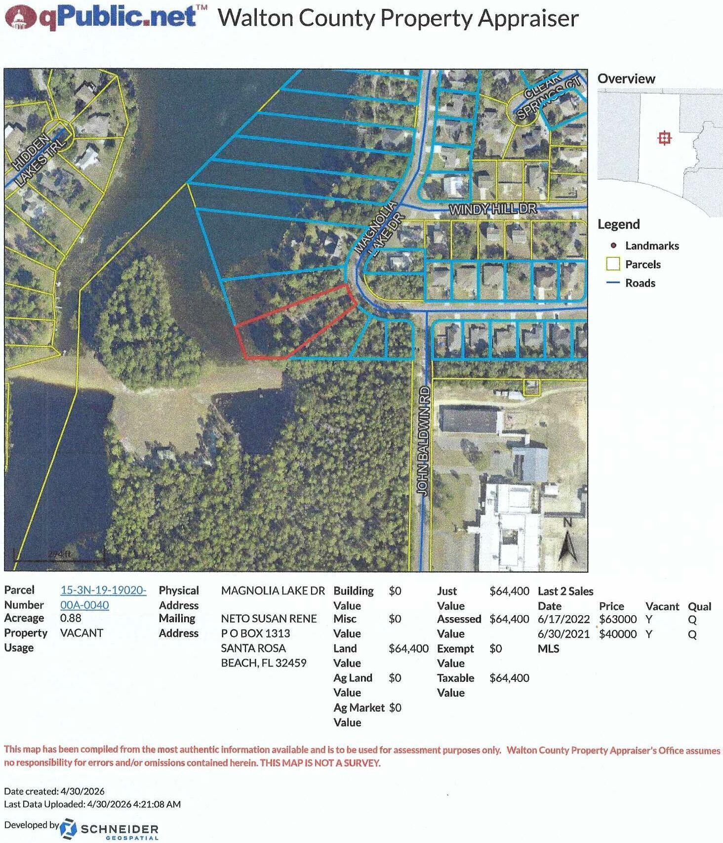 MAGNOLIA LAKE ESTATES PH 1 - Land