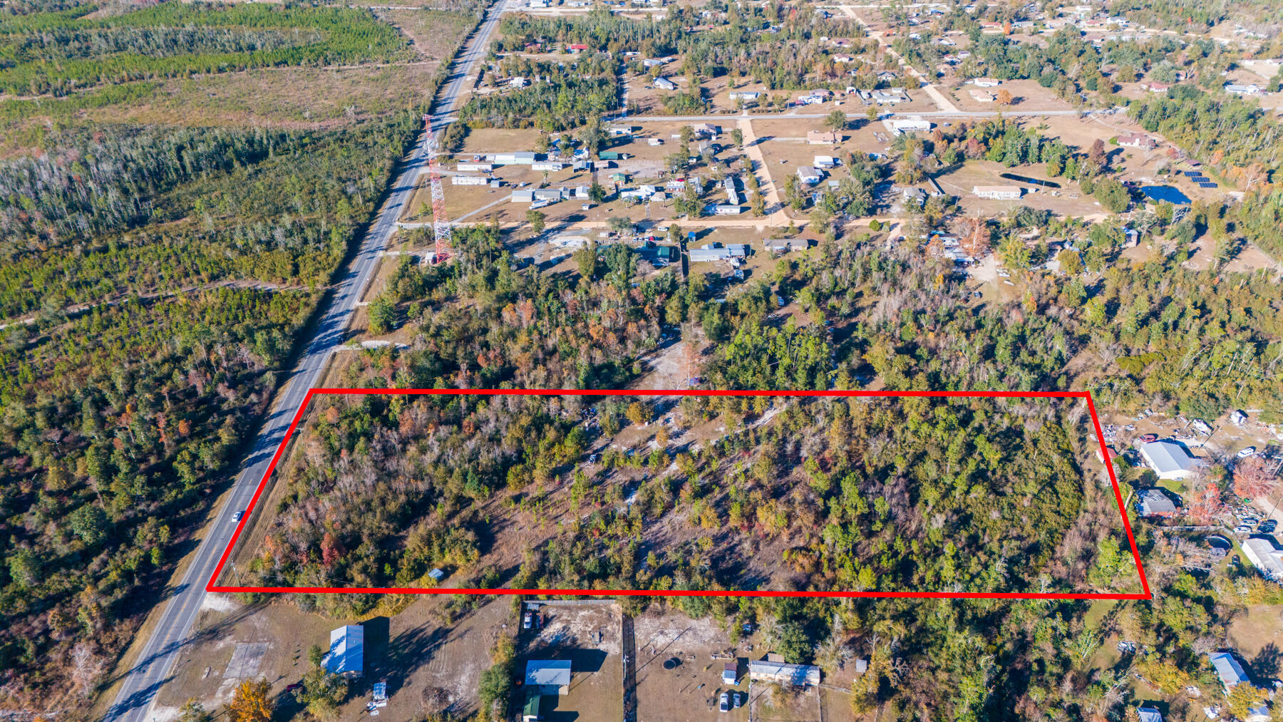 This large, vacant land parcel is a dream at 7.15 ACRES! Zoning for this land is zoned R-2 single family and duplexes. Build your dream home in the middle with plenty of breathing room around it or develop into townhomes, duplexes or manufactured homes.

An ideal location for development, the Bayou George and Youngstown area of Panama City is fast-growing. Located just minutes from the new Publix and HG Harders sports complex, this acreage would be an incredible investment. 

Easily accessible to Highway 231, you'll enjoy being a few minutes from the center of town but also quick access to head north out of town. 

Buyer to verify all information, if important.