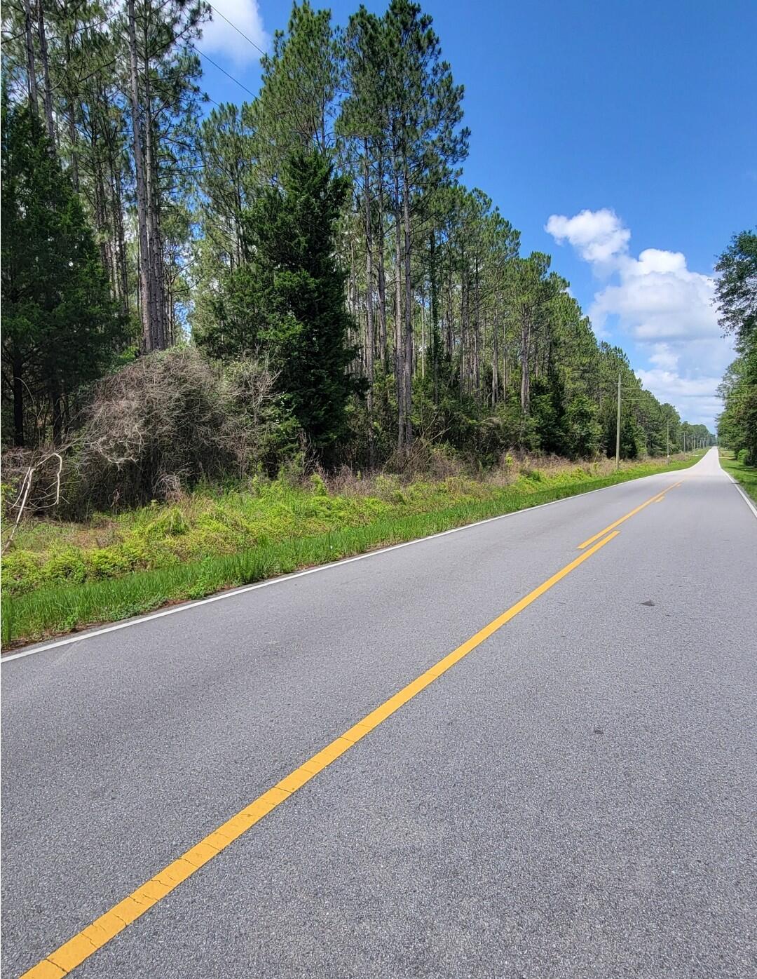 Ready for Development! HIGH and DRY (Flood Zone X) 73 acres of pristine land in the heart of Baker, Fl! Desirable square-shaped parcel near the end of a private road! No restrictions, no HOA! Seasonal creek on the very back SE corner of the property. CHELCO power available, with power pole already at the NE corner of the property. Septic and well needed. Parcel is 2 miles from the main intersection of town, 2.2 miles to the K-12 school, and 6.5 miles from Hwy 90.