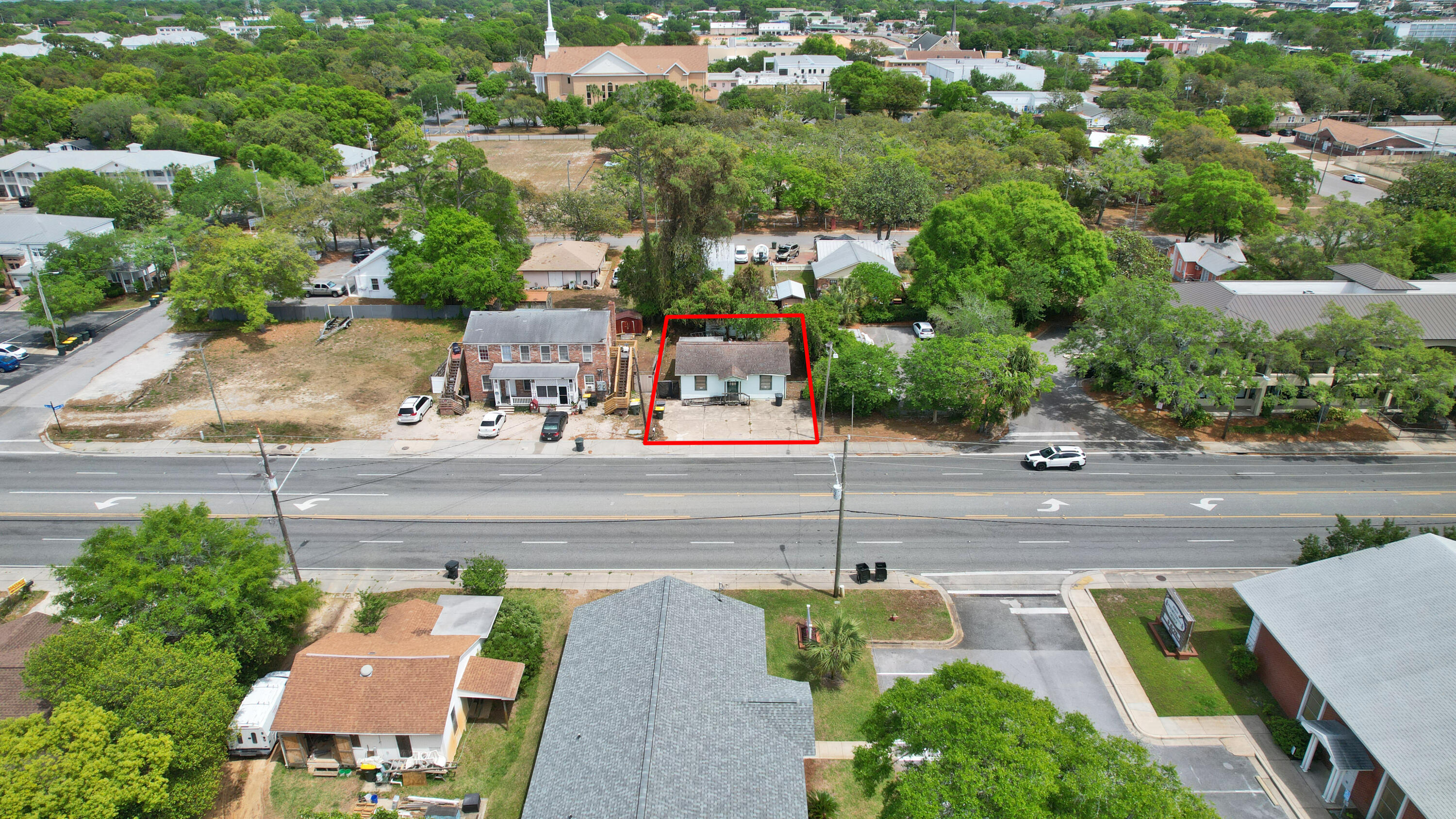 Now offered for sale, 127 Beal Parkway presents a high-visibility commercial opportunity in the heart of Fort Walton Beach. Situated on ±0.10 acres along a primary north-south corridor, the property benefits from strong traffic counts and immediate proximity to U.S. Highway 98.

Located within the Fort Walton Beach Community Redevelopment Agency (CRA) District, the site may qualify for incentives supporting redevelopment and property improvements. Zoned MX-1 (Mixed-Use Medium), the site and existing structure provides flexibility for renovation, adaptive reuse, or redevelopment, making this an attractive option for investors and owner-users seeking a well-located asset.