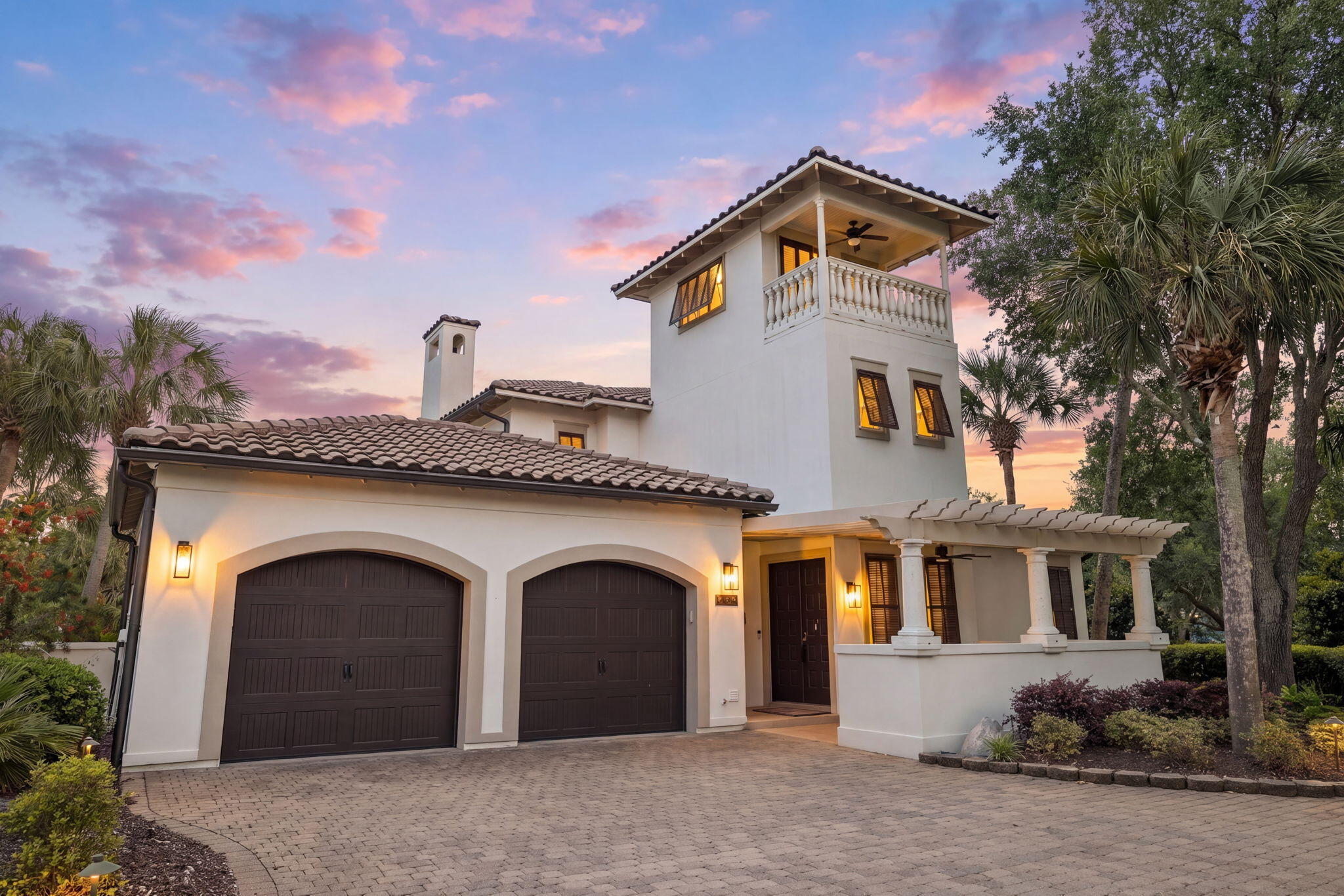 This move-in-ready home offers a rare combination of privacy, extensive upgrades, and resort-style living, set on a premium end lot in Del Mar with water and golf course views. Offered fully furnished with two golf carts, it provides easy access to everything Sandestin has to offer. Located within Sandestin Golf and Beach Resort, this meticulously maintained property offers enhanced privacy with no neighbors on one side and a peaceful setting surrounded by lush landscaping. Recent upgrades make this a turnkey, low-maintenance opportunity, including a new roof, HVAC, water heater, garage doors, updated kitchen appliances, resurfaced pool, irrigation system, and landscape lighting, offering confidence and peace of mind rarely found in comparable homes. Inside, the home features a thoughtfully designed layout, modern finishes, and updated lighting throughout. The main level includes a spacious primary suite and a secondary guest bedroom, offering flexibility for everyday living and hosting. The kitchen is equipped with high-end appliances and opens to the main living and dining areas, creating an easy flow for entertaining. Additional highlights include two dry bars, a wine refrigerator, and a third-floor loft with a balcony, ideal for a home office, media room, or private retreat. Outdoor living is equally inviting, featuring a private pool and views of water and the golf course that create a relaxing backdrop for both quiet enjoyment and gatherings. A two-car garage and additional driveway parking add convenience. Residents enjoy golf cart access to the beach, golf courses, marina, dining, tennis, spa, and more throughout the 2,400-acre Sandestin resort. This home in Sandestin offers a rare opportunity to own a highly updated property in one of the area's most desirable communities.