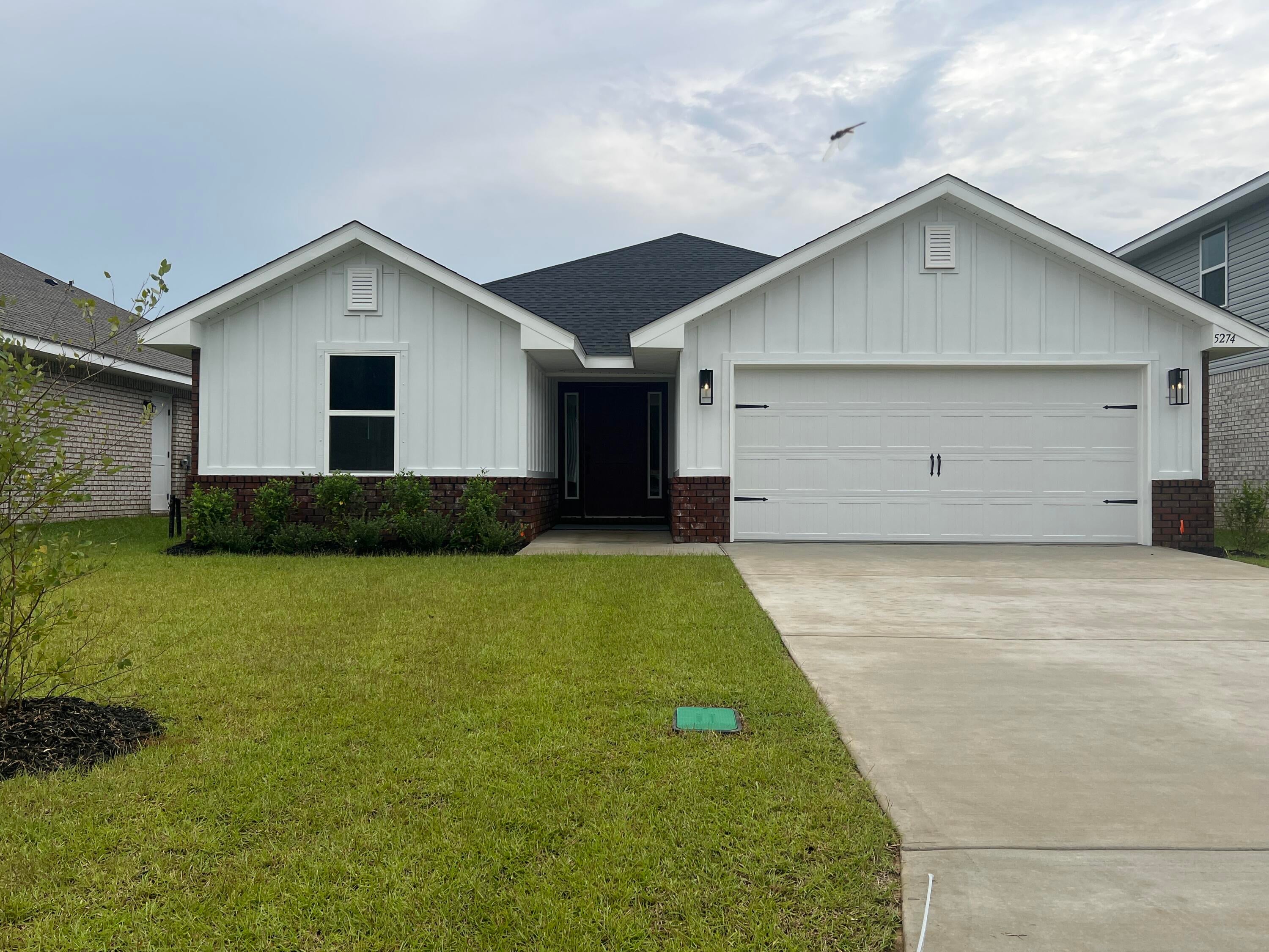 Welcome to HIDDEN PINES by Adams Homes. Located just 30 minutes to Navarre Beach, with close proximity to schools, shopping and much more. This home is 3-sided brick with Hardi design front, 2 car automatic garage, sprinklers with timer, and a sodded yard with a landscaping package. Some upgrades that are being added to this home include granite/quartz countertops in kitchen and bathrooms, Puretec LVP flooring everywhere with carpet only in bedrooms, craftsman style elevation, and garden tub in the master bathroom.