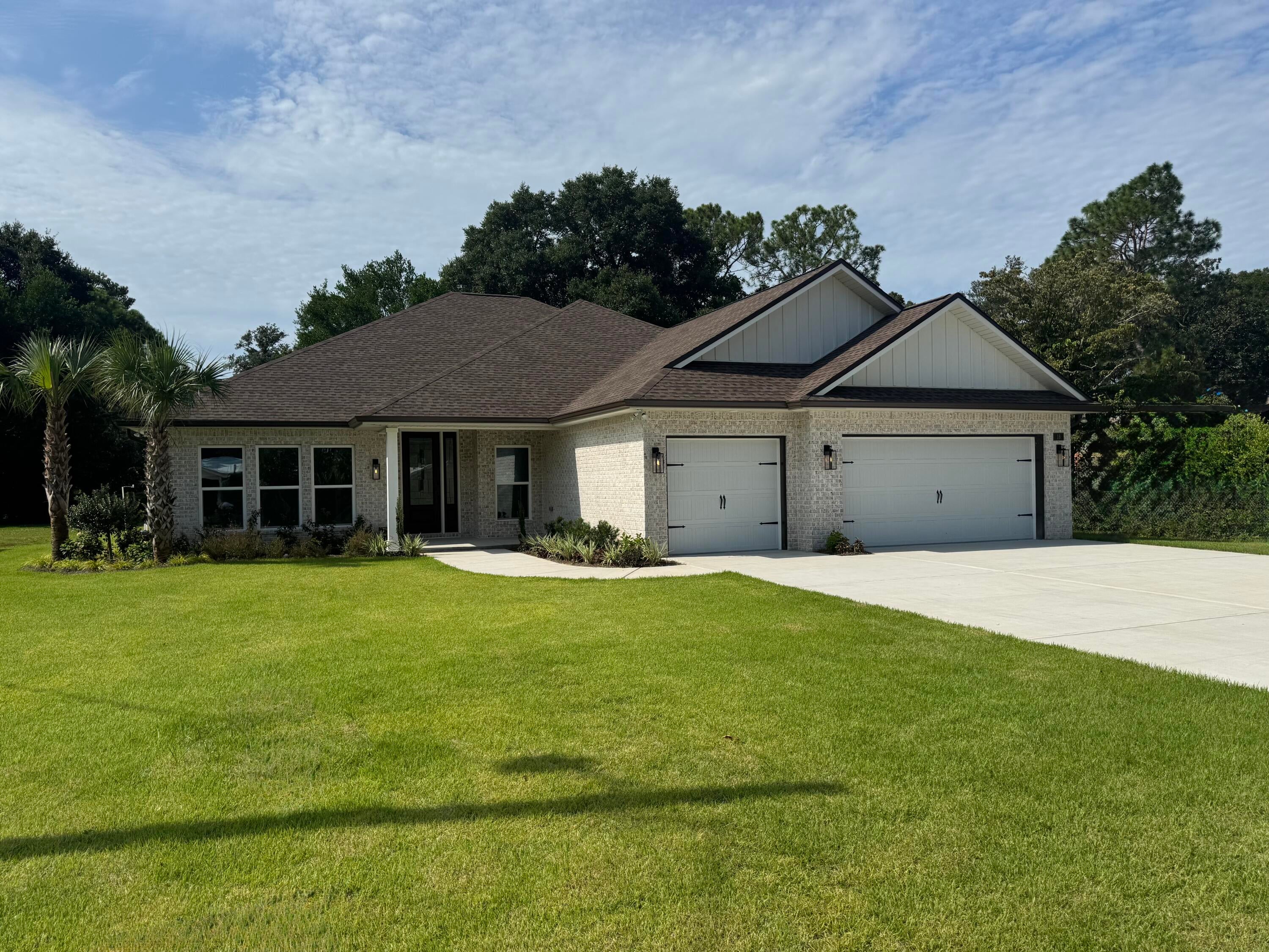 *NEW CONSTRUCTION - MOVE IN READY * Large Lot 80' x 150' in Poquito Bayou with Community Boat Ramp 2 Blocks Away * Impact Resistant Windows * All Brick,3 Car Garage * Split Bedroom: 4BR/3 Full Baths, Family Rm, Dining Rm, Breakfast & Flex/Office & Sitting Room * Main Living Area: High Ceilings & 2 Piece Crown Molding *Laminate Plank Flooring in Living Areas *  Tile in Wet Areas *Kitchen: Granite Countertops & Island * Main Bedroom: Trey Ceiling * Main Bath: Soaking Tub & Separate Shower, Double Vanities & 2 Walk-in Closets *Quartz Countertops & Tile in All Baths * Ceiling Fans All Bedrooms & Family Rm * Covered Front Porch & Rear Lanai (39' x 10') *Pull Down Stairs for attic  * Lawn Pump, Well & Sprinkler System * Large Driveway with room for a boat in the driveway - no HOA restrictions *