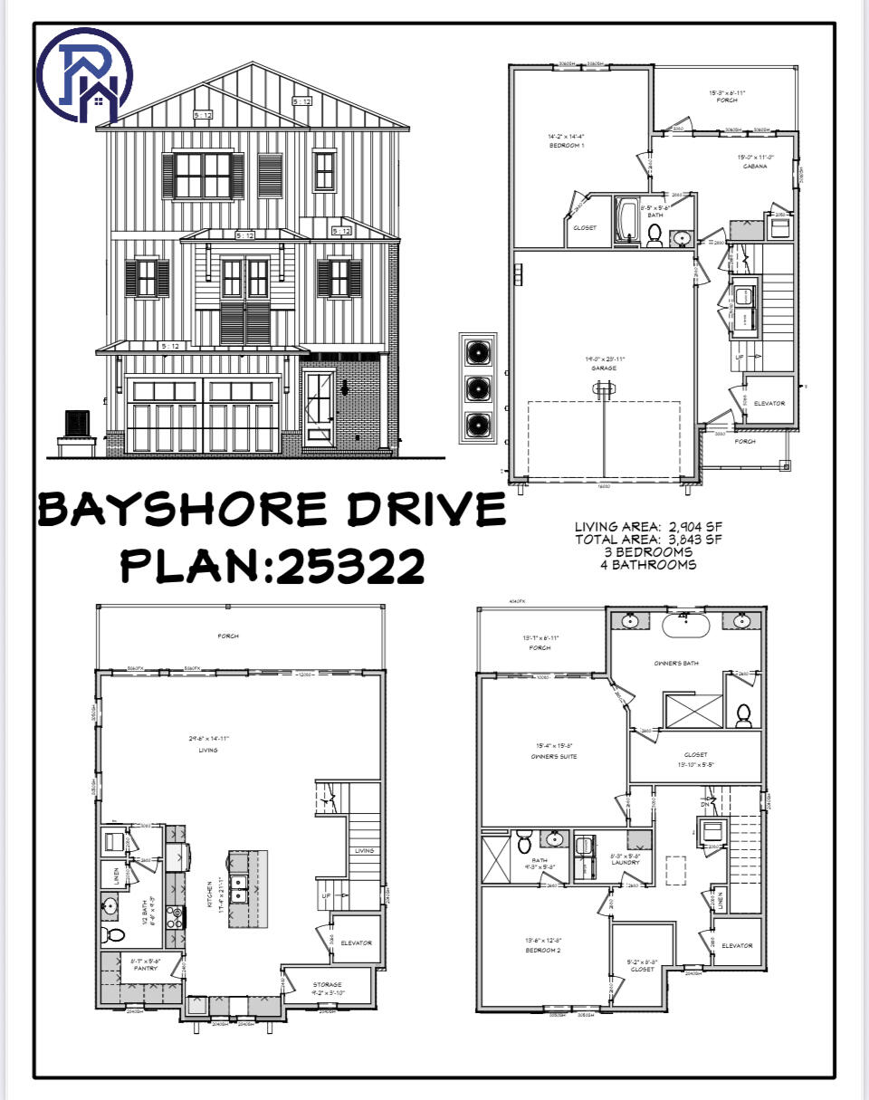 Welcome to your dream home! This stunning new construction will be built on the breathtaking shores of Boggy Bayou, offering luxurious waterfront living across three spacious stories. Spanning 2,822 square feet, this thoughtfully designed residence features 3 bedrooms and 3.5 bathrooms, perfectly balancing relaxation and entertaining.

The convenience of an elevator connecting all three levels enhances the ease of living in this stunning home. You'll love the breathtaking views from every level, with inviting porches perfect for enjoying your morning coffee or watching the sunset as you unwind from the day. 

The primary suite located on the 3rd floor serves as your personal oasis with private access to your own porch. This home is ideal for boating enthusiasts, as a 20 minute boat ride transports you to the sought-after Crab Island and the vibrant harbor in Destin, providing endless opportunities for adventure and fun on the water. Plus, you're just steps away from waterfront dining making it easy to indulge in delicious meals whenever you desire.
Outdoor recreation is right at your doorstep, giving you access to kayaking and paddleboarding in this remarkable setting. Embrace the active, outdoor lifestyle you've always dreamed of without any HOA fees!
With a rare combination of elegance and convenience, this luxurious property is perfect for those seeking the ultimate waterfront experience. Don't miss the chance to make this stunning new construction your forever home. Contact us today for more information and to reserve your spot in this thriving community!