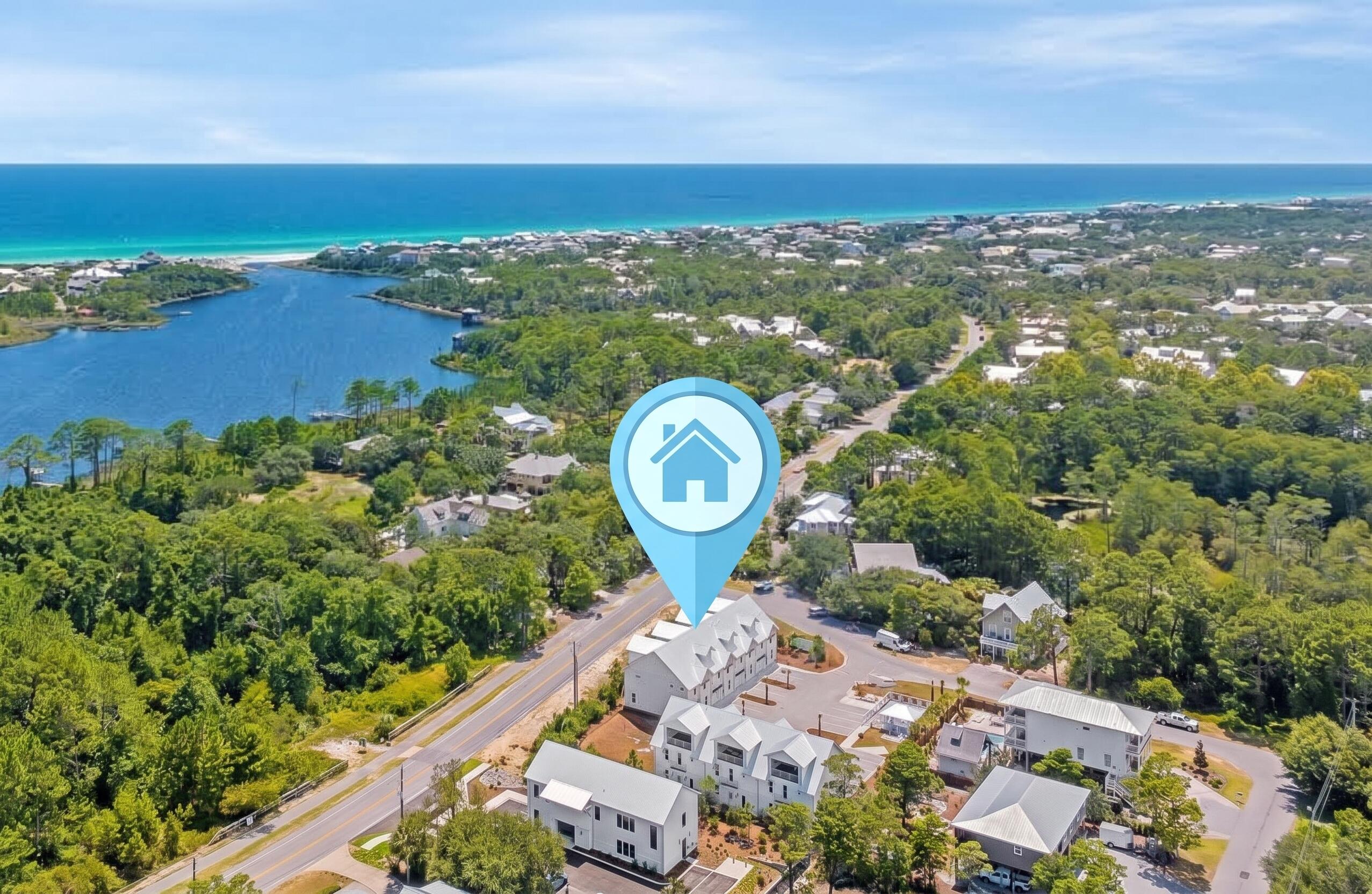 Coastal Luxury Meets 30A Views | New Fully Furnished Townhome

Experience elevated, turn-key coastal living in this newly constructed 4-bedroom, 3.5-bathroom townhome located in the heart of Santa Rosa Beach. Designed with high-end modern finishes, thoughtful space planning, and an impressive rooftop deck, this home delivers the ultimate 30A lifestyle just three minutes from the sugar-white sand and emerald waters.

Property Highlights & Layout
• Rooftop Deck: Expansive private rooftop terrace offering panoramic views over 30A--the perfect spot for sunset cocktails, morning coffee, or coastal breezes.
• King Suite: Generously sized primary bedroom featuring a private ensuite bathroom for ultimate comfort and privacy.
• Custom Bunk Room: Built-in 3-bed bunk room with its own dedicated ensuite bathroom, making it an ideal retreat for guests or kids.
• Queen & Twin Guest Rooms: A spacious Queen bedroom and a classic Double-Twin bedroom, connected by a shared, beautifully appointed full bathroom.
• Living & Dining: Open-concept main level featuring modern architectural details, abundant natural light, a powder room (0.5 bath) for guests, and a fully equipped chef's kitchen.

Parking & Amenities: Includes 2 dedicated parking spaces, community heated pool, and full, designer furnishings throughout--just bring your suitcase.

Location & Lease Terms
• Location: Unbeatable Santa Rosa Beach position, 3 minutes to beach access, local dining, boutique shopping, and scenic bike paths along 30A.
" Rent: $3,750 / month
" Lease Term: Long-term (12-month lease preferred)