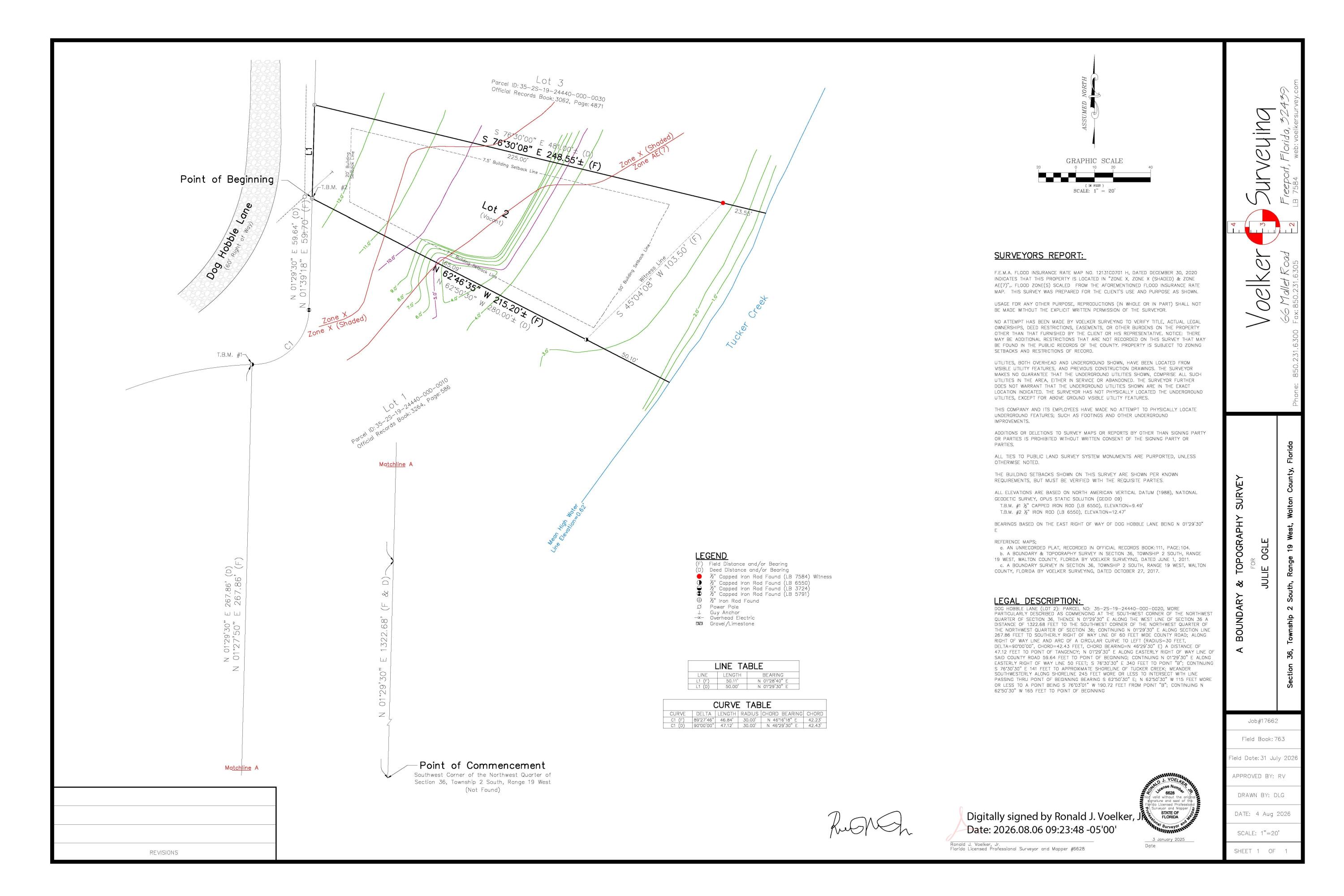 UNRECORDED SUBDIVISION - Land