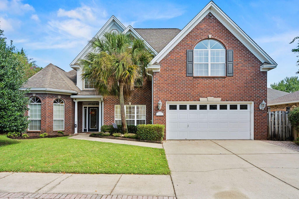 This stunning 5-bedroom, 3-bathroom Colonial brick home is nestled at the end of a quiet cul-de-sac within a secure gated subdivision. You will step inside to a formal dining room to your right and master bedroom to your left, then walk into the living room with vaulted ceiling.

The kitchen features a large island, granite countertops and stainless steel appliances.

The master bedroom features a private reader's nook or cozy home office space, his-and-hers closets with space-saving pocket doors, double vanities, a linen closet, a stand-in shower, and a relaxing jetted tub.

Situated on the opposite wing for maximum privacy, a full bathroom sits near the laundry room and an additional bedroom with direct access to the back porch.

Upstairs, you're greeted by a cozy loft space + extra closet storage. This is perfect for a media room, play space, or secondary lounge area.

There are 3 additional bedrooms upstairs + a full bathroom, offering ample room for family or guests.

The home comes equipped with a central vacuum system, an irrigation well for the sprinklers, and gas connections powering the fireplace, furnace, and water heater.

Out back there is a screened-in patio that leads you to the saltwater pool (fiberglass liner) with built in jets near the sitting area.  The pool is fully fenced with a child-proof safety gate and the side yard includes a cozy fire pit, a garden area, 2 pear trees and 2 persimmon trees!

There is a VA assumable interest rate of 5.62% available