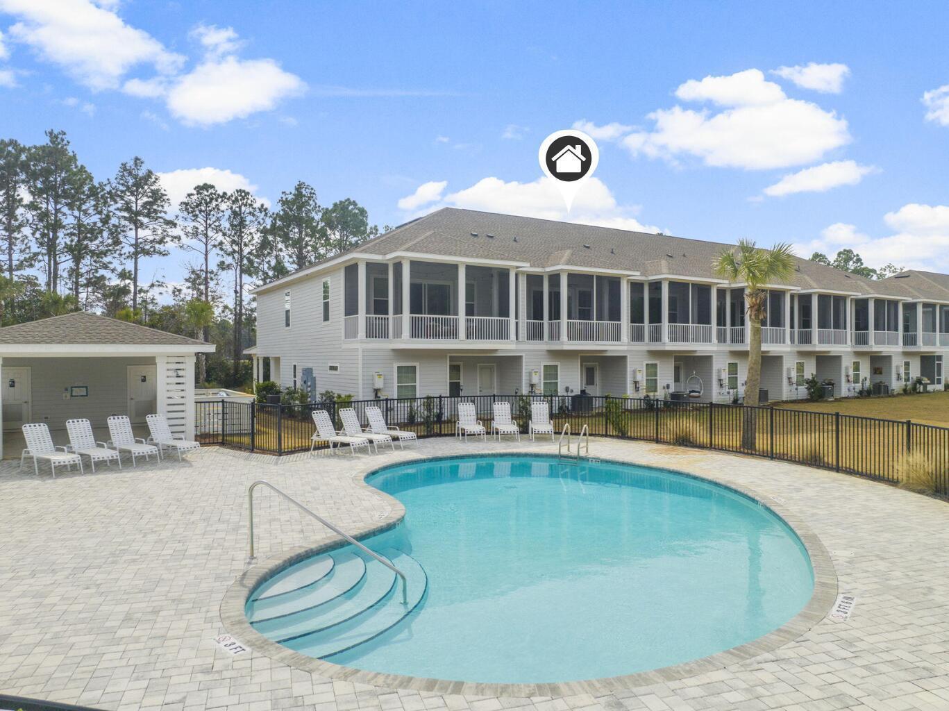 Lakefront Coastal Getaway near 30A - Your Perfect Retreat Awaits! Discover a stunning lakefront oasis nestled between the vibrant attractions of Miramar Beach, Destin, and the serene beaches of 30A! This beautifully upgraded home is currently on a short term vacation program. A contemporary linear fireplace, charming shiplap walls, and expansive screened-in patio, creates the ideal space to unwind and enjoy scenic lake views. The first floor hosts two inviting bedrooms: one with a king bed and smart TV, and the second featuring two sets of cozy twin bunks--perfect for kids. Enjoy the convenience of a full-size laundry room and outdoor access from this level. Ascend to the expansive second floor where you'll find a fully equipped kitchen with stainless steel appliances and a gas stove, catering to both short and extended stays. The elegantly decorated living room embodies the coastal lifestyle, inviting you to relax by the electric fireplace or on the lakeside patio. The luxurious master suite awaits with a king bed, large closet, smart TV, and an en-suite bathroom boasting a double vanity and beautiful tile walk-in shower. Lakefront Coastal Getaway near 30A - Your Perfect Retreat Awaits! Discover a stunning lakefront oasis nestled between the vibrant attractions of Miramar Beach, Destin, and the serene beaches of 30A! This beautifully upgraded home is currently on a short term vacation program. A contemporary linear fireplace, charming shiplap walls, and expansive screened-in patio, creates the ideal space to unwind and enjoy scenic lake views. The first floor hosts two inviting bedrooms: one with a king bed and smart TV, and the second featuring two sets of cozy twin bunks--perfect for kids. Enjoy the convenience of a full-size laundry room and outdoor access from this level. Ascend to the expansive second floor where you'll find a fully equipped kitchen with stainless steel appliances and a gas stove, catering to both short and extended stays. The elegantly decorated living room embodies the coastal lifestyle, inviting you to relax by the electric fireplace or on the lakeside patio. The luxurious master suite awaits with a king bed, large closet, smart TV, and an en-suite bathroom boasting a double vanity and beautiful tile walk-in shower.

Convenient parking is available for two vehicles in the driveway, with easy access to the neighborhood pool, lake, and dock for leisurely afternoons. Explore nearby attractions, including outlet shopping, golf, tennis, and more, as well as the renowned dining and activities of the Village of Baytowne Wharf, Seaside, and Grayton Beach.

Currently on a short-term rental program but an ideal long term investment, secondary, or full time living opportunity.

Area attractions include: outlet shopping, golf, tennis, pickleball, zoo, water park, Village of Baytowne Wharf, 30A, The Big Chill, theatre, spas, salons, dining, water activities, marinas, kids activities, fitness centers, and more. Nestled between Destin and 30A area attractions include: Seaside, Grayton Beach, boutique shopping, golf, tennis, pickleball, Village of Baytowne Wharf, 30A, The Big Chill, theatre, spas, salons, dining, water activities, marinas, kids activities, fitness centers, and more.