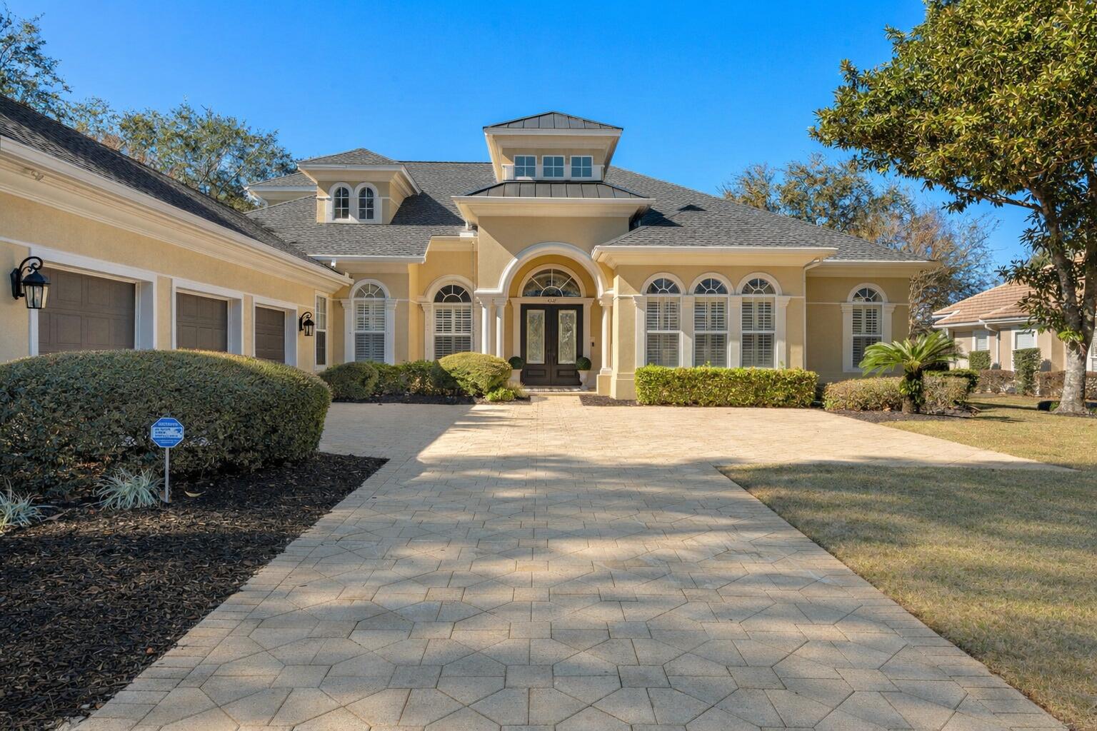 Welcome to exceptional living in Kelly Plantation! This stunning custom-built residence offers an impressive 4,119 square feet of beautifully designed living space, featuring 5 bedrooms, a first-floor primary suite, dedicated office, and an oversized media room--providing the perfect blend of elegance, comfort, and functionality.
Ideally positioned directly on the 17th-hole tee box of the renowned Kelly Plantation Golf Course, this home captures beautiful golf-course views and offers a setting that is both peaceful and picturesque. Inside, 12-foot ceilings, abundant natural light, and plantation shutters throughout create an open, sophisticated atmosphere.
The spacious open-concept design is ideal for both everyday living and entertaining, with the gourmet kitchen flowing seamlessly into the expansive living and dining areas. Beautiful upgraded hardwood flooring in the bedrooms adds warmth and character, complementing the home's refined finishes. 
The first-floor primary suite provides a private retreat, while the additional bedrooms, dedicated office, and large media room offer plenty of space for family, guests, work, and entertainment.
Located within the highly desirable Kelly Plantation community, this exceptional home combines generous living spaces, timeless design, and a premier golf-course setting. A rare opportunity to enjoy the best of Destin living in one of the area's most sought-after communities.
No Flood Insurance Required! Freshly painted inside and out. New roof 2024.
Resurfaced swimming pool with new pool pump.