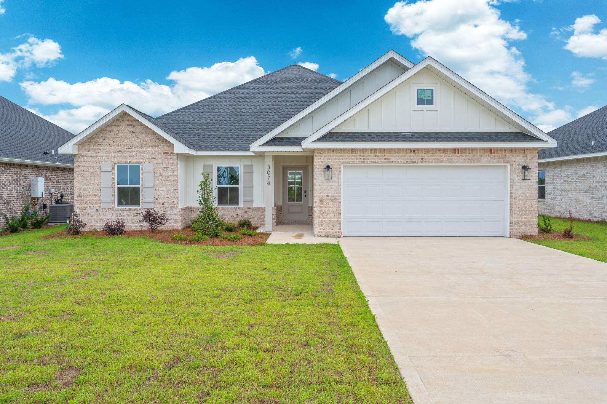 Welcome home to this beautiful new construction 4-bedroom, 2-bath home in Game Farm Subdivision! Designed for easy single-level living, this home features and open-concept floor plan filled with natural light, spacious bedrooms, and inviting living spaces perfect for everyday living and entertaining. Modern, bright, and move in ready, don't miss this opportunity!