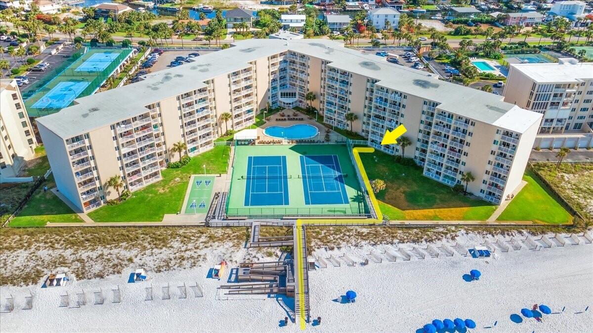 Back on the market due to the previous buyer's financing falling through. No fault of the property or seller. Highly HIGHLY motivated seller--bring all reasonable offers for consideration!

I'm excited to introduce this fully remodeled, highly desirable one-bedroom, one-bathroom ground-floor condominium at the Holiday Surf and Racquet Resort -- and the seller is highly motivated to make a deal!

This unit is just steps from Destin's iconic sugar-white sand, with over 425 feet of pristine private beachfront. It took me only 30 seconds to walk from the back patio to the shoreline -- a true testament to how close you are to the Gulf of Mexico. One of the biggest perks? 

You can park directly in front of the unit  no elevators, no long walks  just easy access and total convenience, especially for vacation renters or owners who want effortless beach days.

Whether you're looking for a turnkey vacation rental, a personal beach retreat, or a smart investment, this unit checks all the boxes  and with a motivated seller ready to negotiate, this opportunity won't last.

Schedule your private showing today and bring your best offer!
