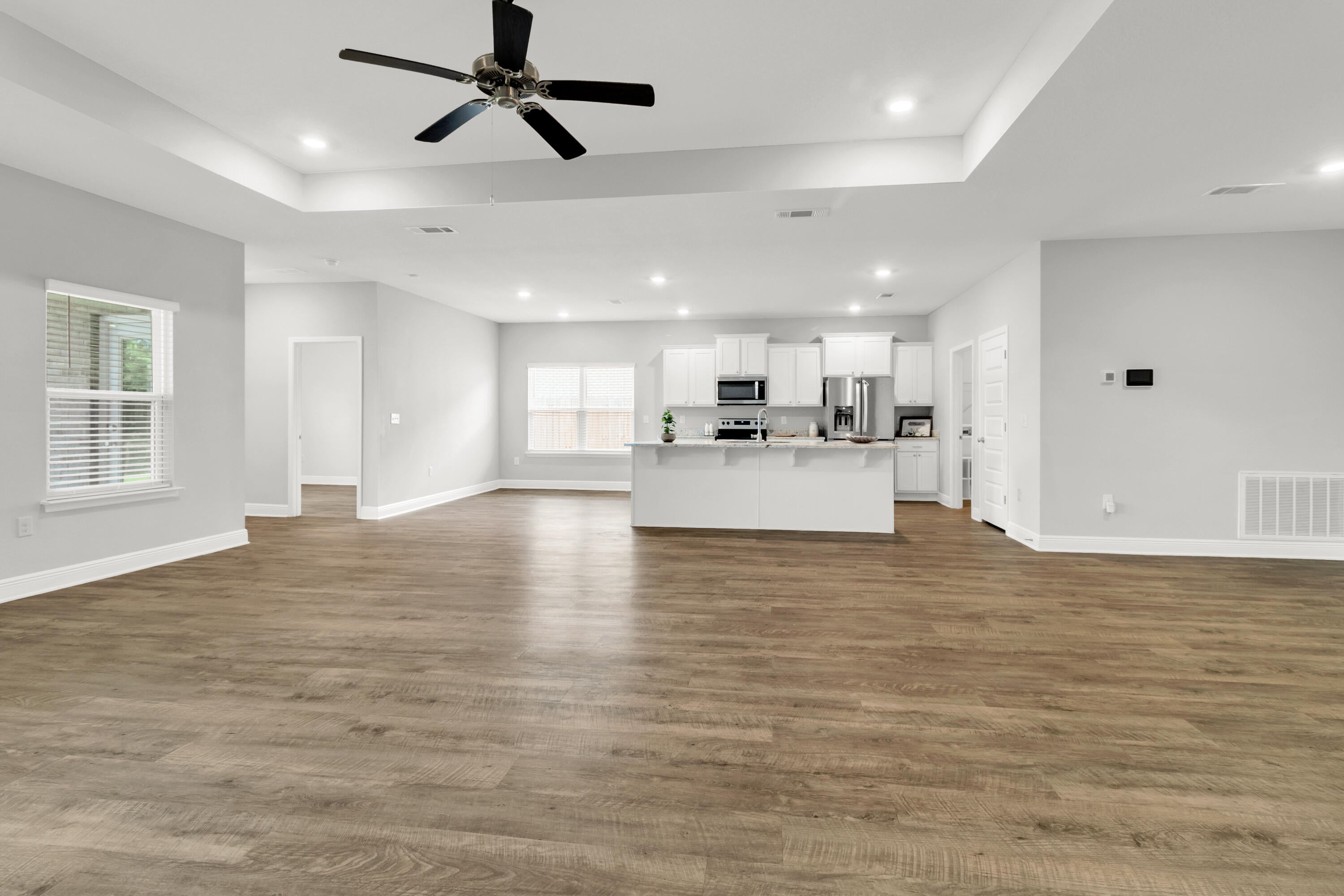 Best deal In Milton!! Includes paid off solar panels!! 2021 Home in The Preserve with a 1/2 Acre Lot. The Destin floor plan is a fabulous 4 bedroom, 3 bath home with a 12'' x 15' covered patio and a 3 car garage. Large breakfast nook and separate dining area. Very comfortable open design for easy entertaining. Beautiful granite counter-tops in Kitchen and baths, stainless steel appliances, breakfast island bar and a corner pantry. Spacious bedroom 1 with Large walk in closet, double vanity, garden tub and a separate shower. Beautiful wood look easy care flooring throughout with carpet in the bedrooms, fabric hurricane window protection and the Smart Home Technology System package. Front exterior is the desirable Hardi-board and the other 3 sides are brick. Move in Ready. 2021 Roof, AC & Water Heater